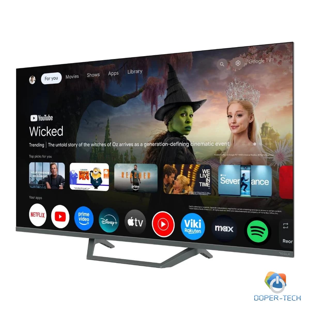 TV Tesla Q43E655GUS 43'' QLED 4K UHD Smart Google TV