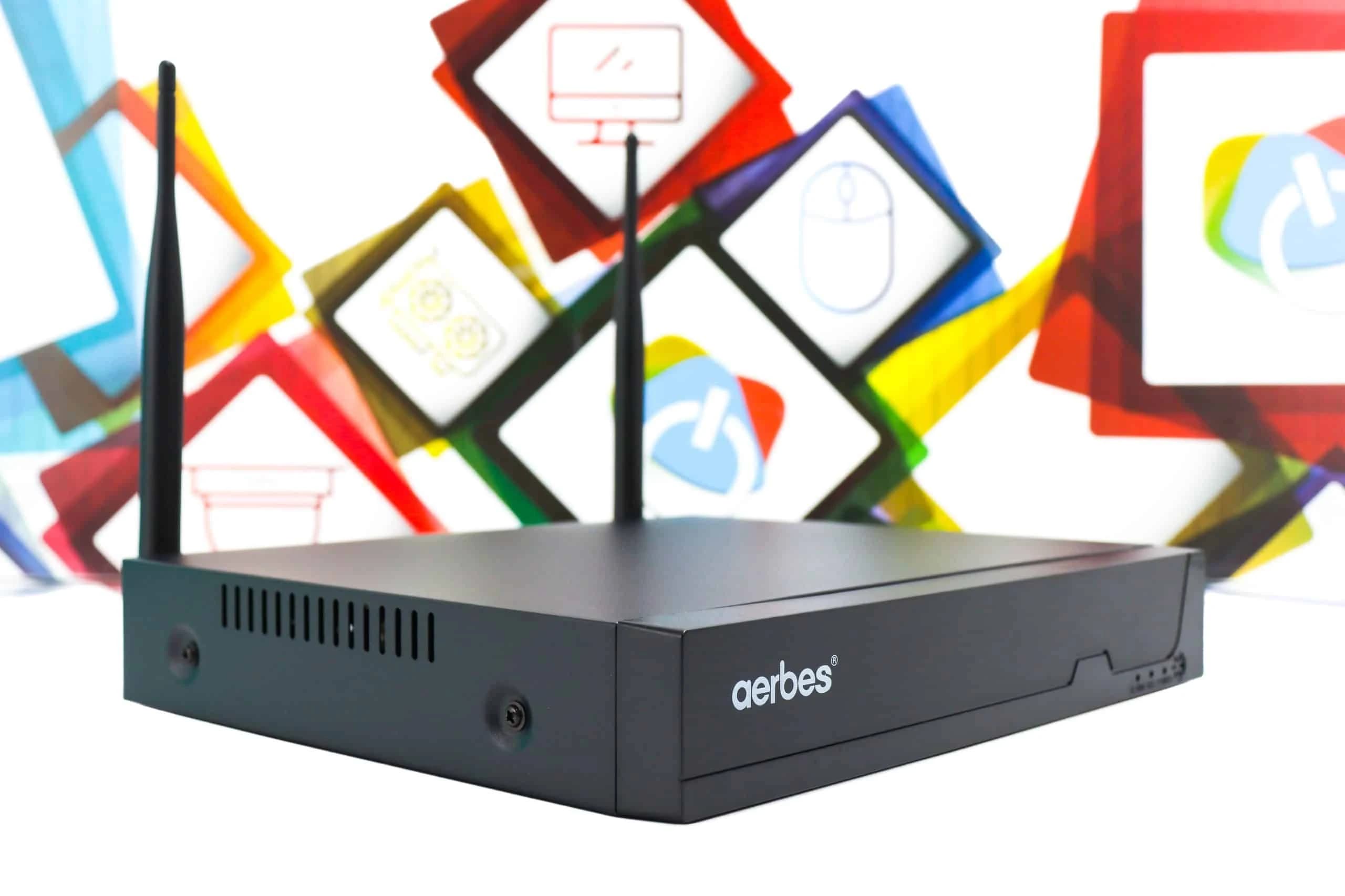 Video nadzor set 8-kanalni Aerbes AB-JK55 WiFi 5MP