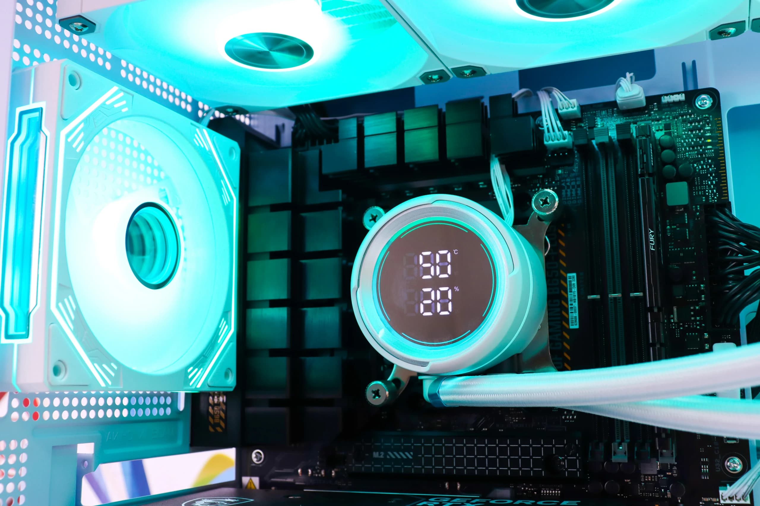 Cooler za kućište Snowman BM-CK120-WH-ARGB bijeli 120mm ARGB