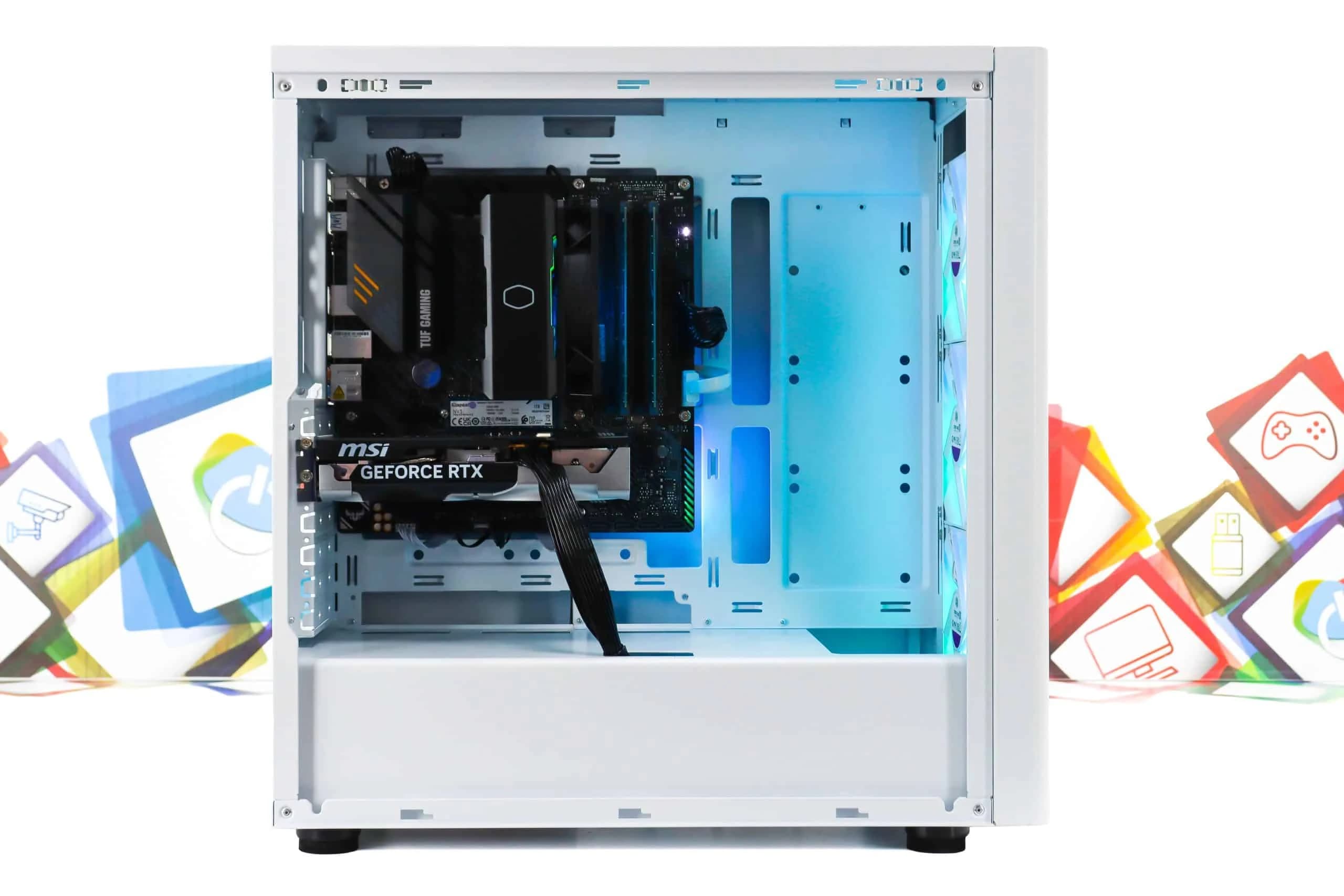 Gaming PC CM Elite 502-04W R7 5700X RTX 5050 1TB SSD 32GB DDR4