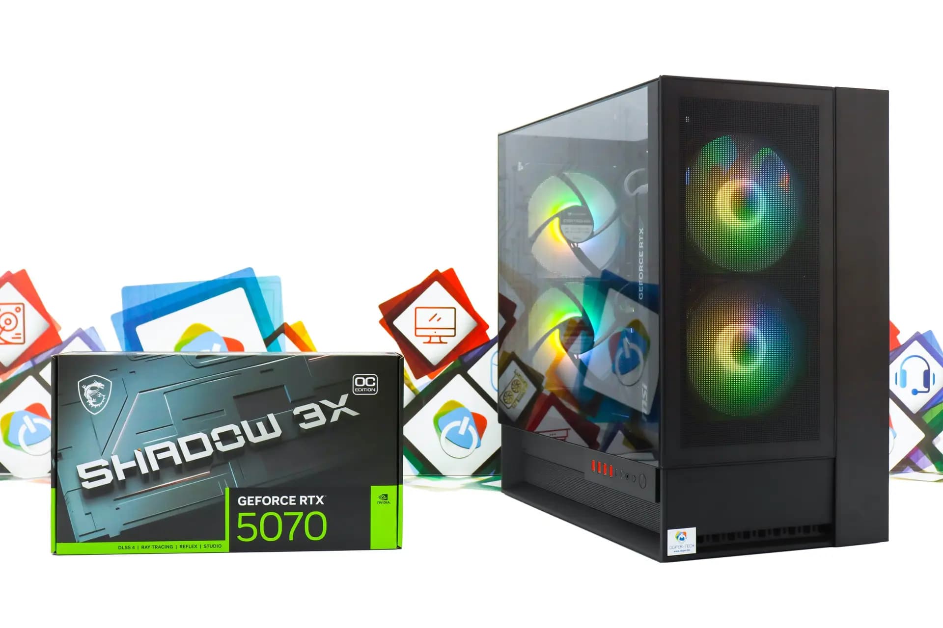 Gaming PC Cougar OmnyX 01 R5 7600X RTX 5070 1TB SSD 32GB DDR5