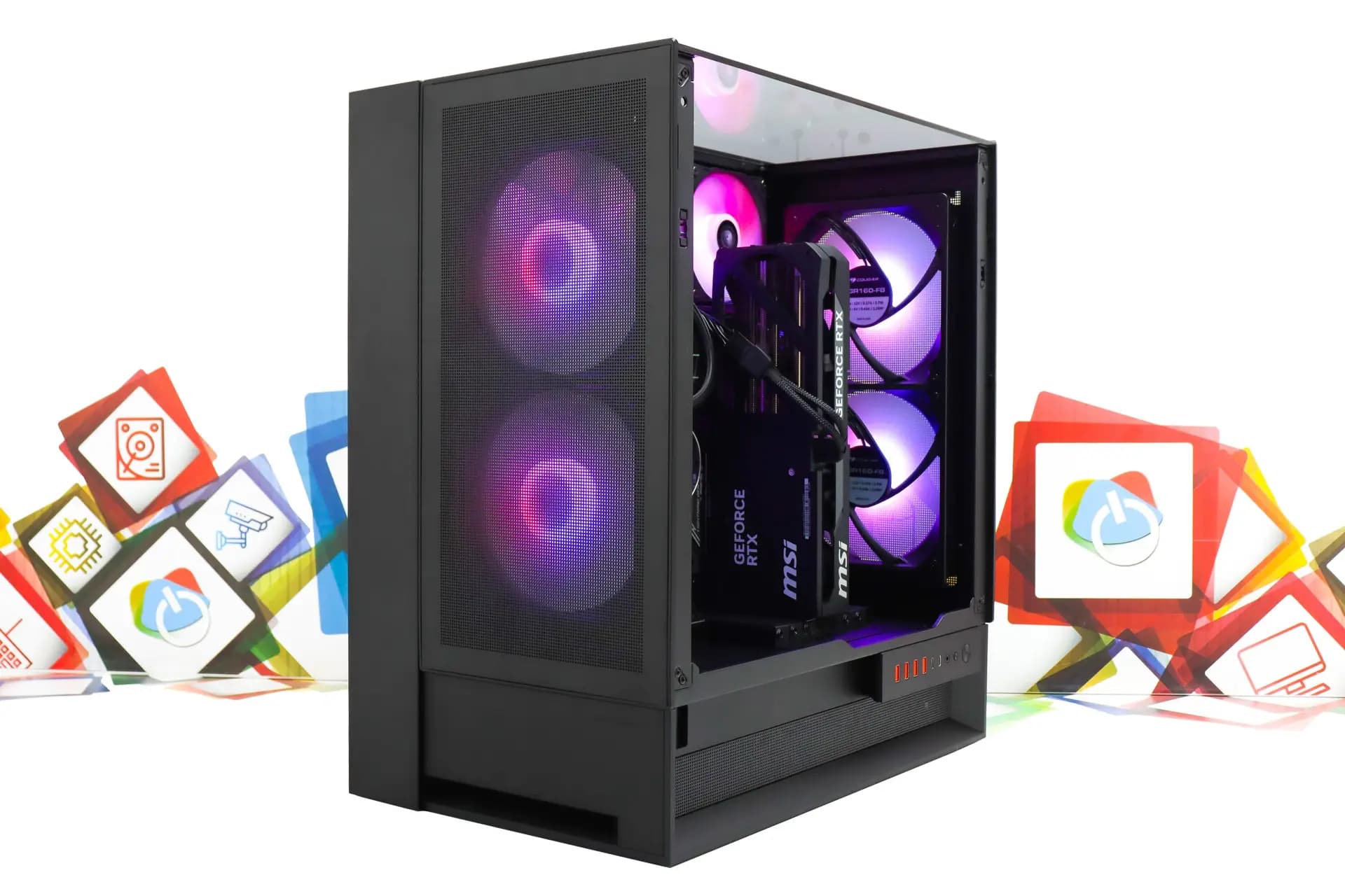 Gaming PC Cougar OmnyX 01 R5 7600X RTX 5070 1TB SSD 32GB DDR5
