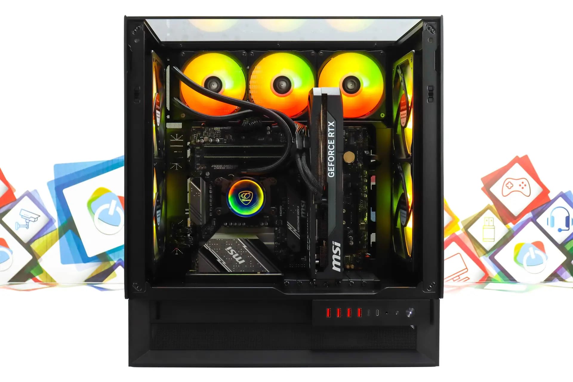 Gaming PC Cougar OmnyX 01 R5 7600X RTX 5070 1TB SSD 32GB DDR5