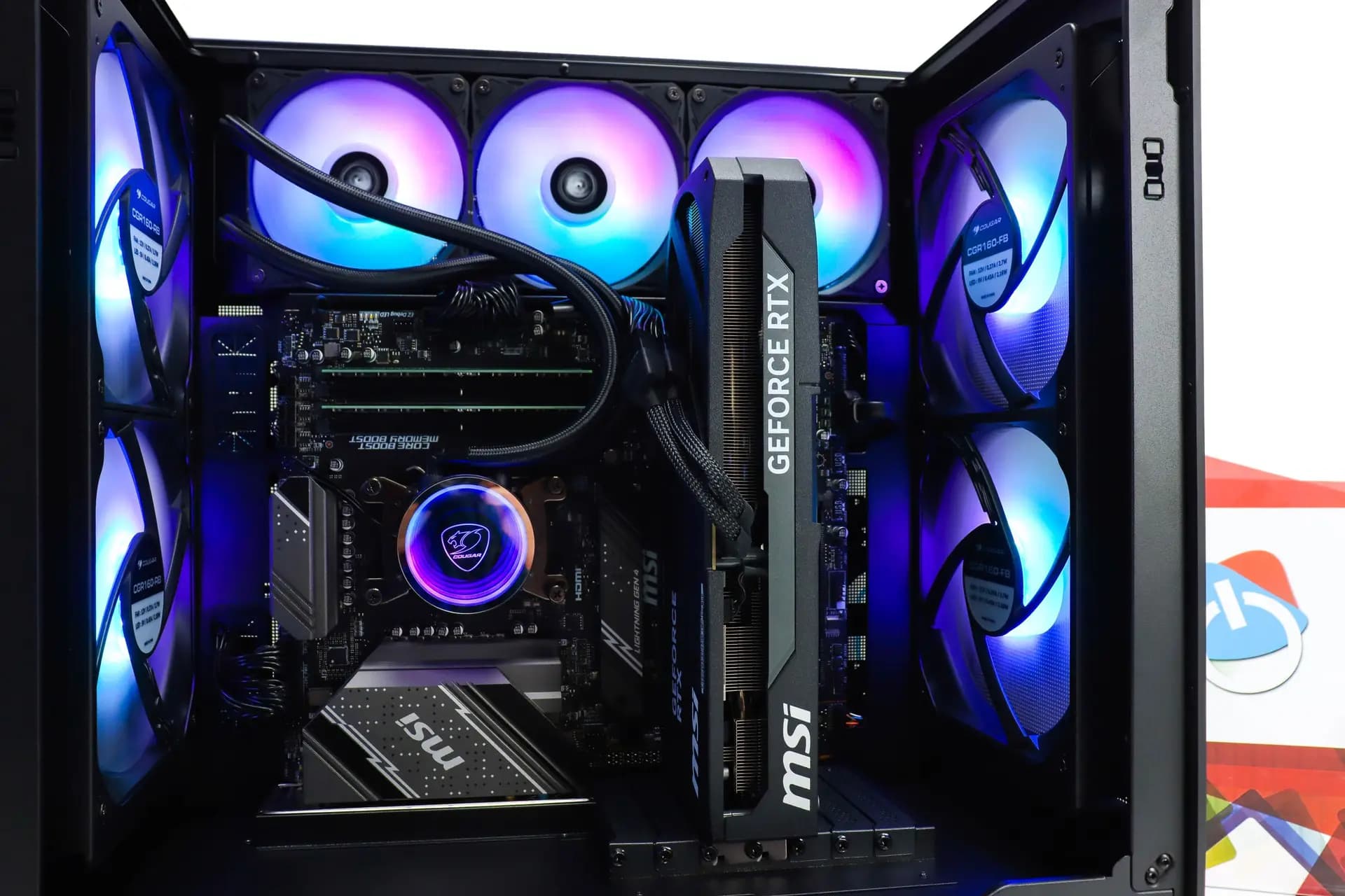 Gaming PC Cougar OmnyX 01 R5 7600X RTX 5070 1TB SSD 32GB DDR5