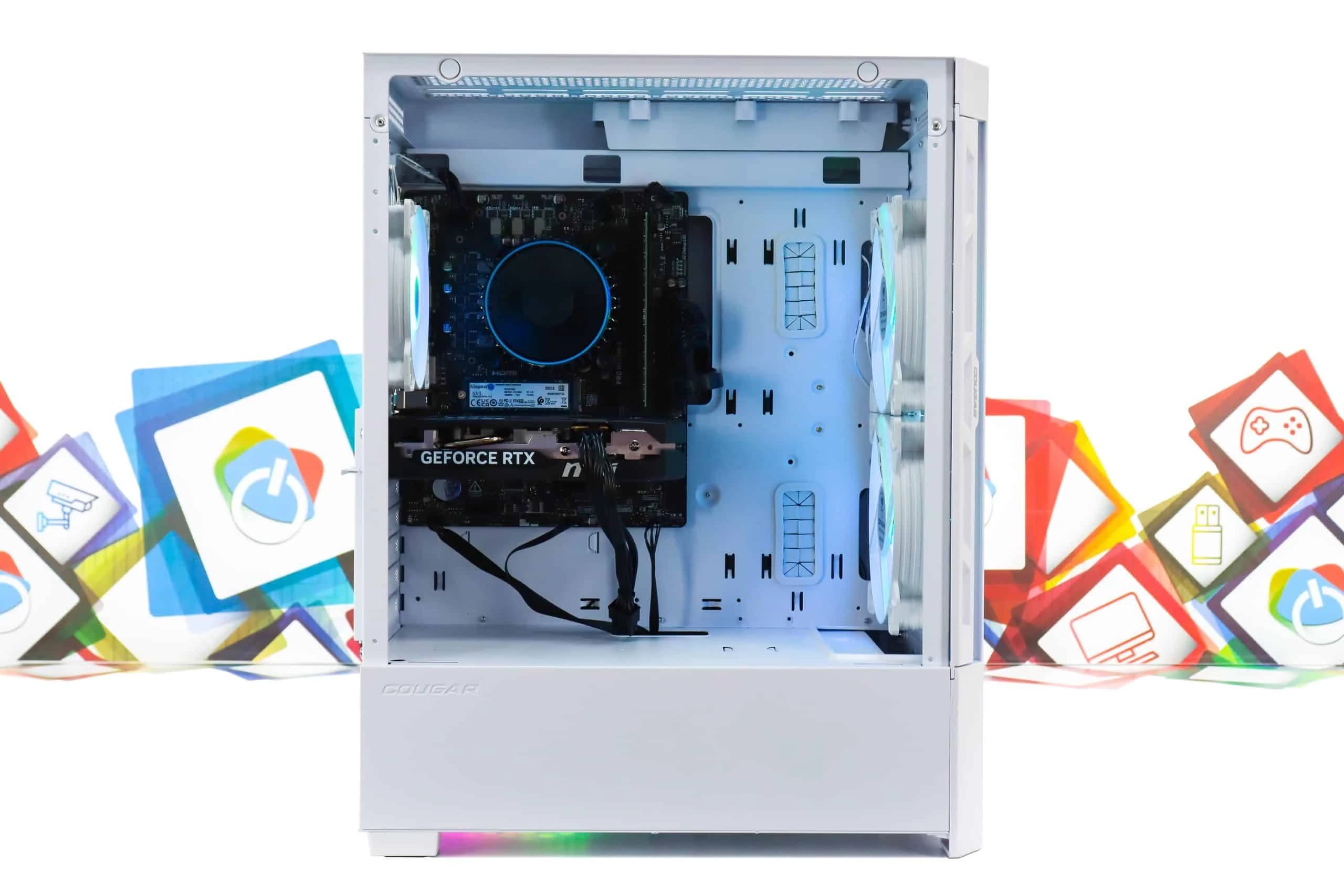 Gaming PC Airface W-06 i5-14400F RTX 5060 500GB SSD 16GB DDR5