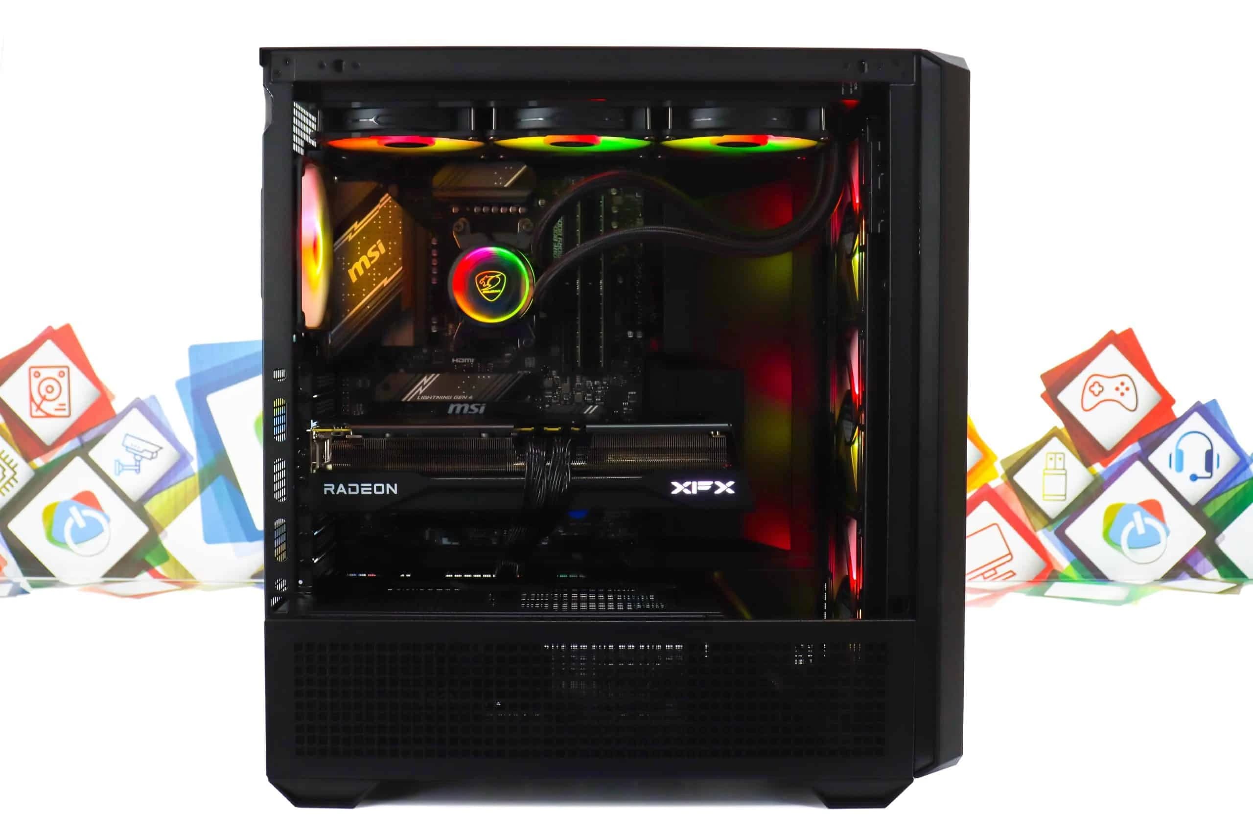 Gaming PC Cougar MX600-18 R5 9600X RX 9070 XT 1TB SSD 32GB DDR5