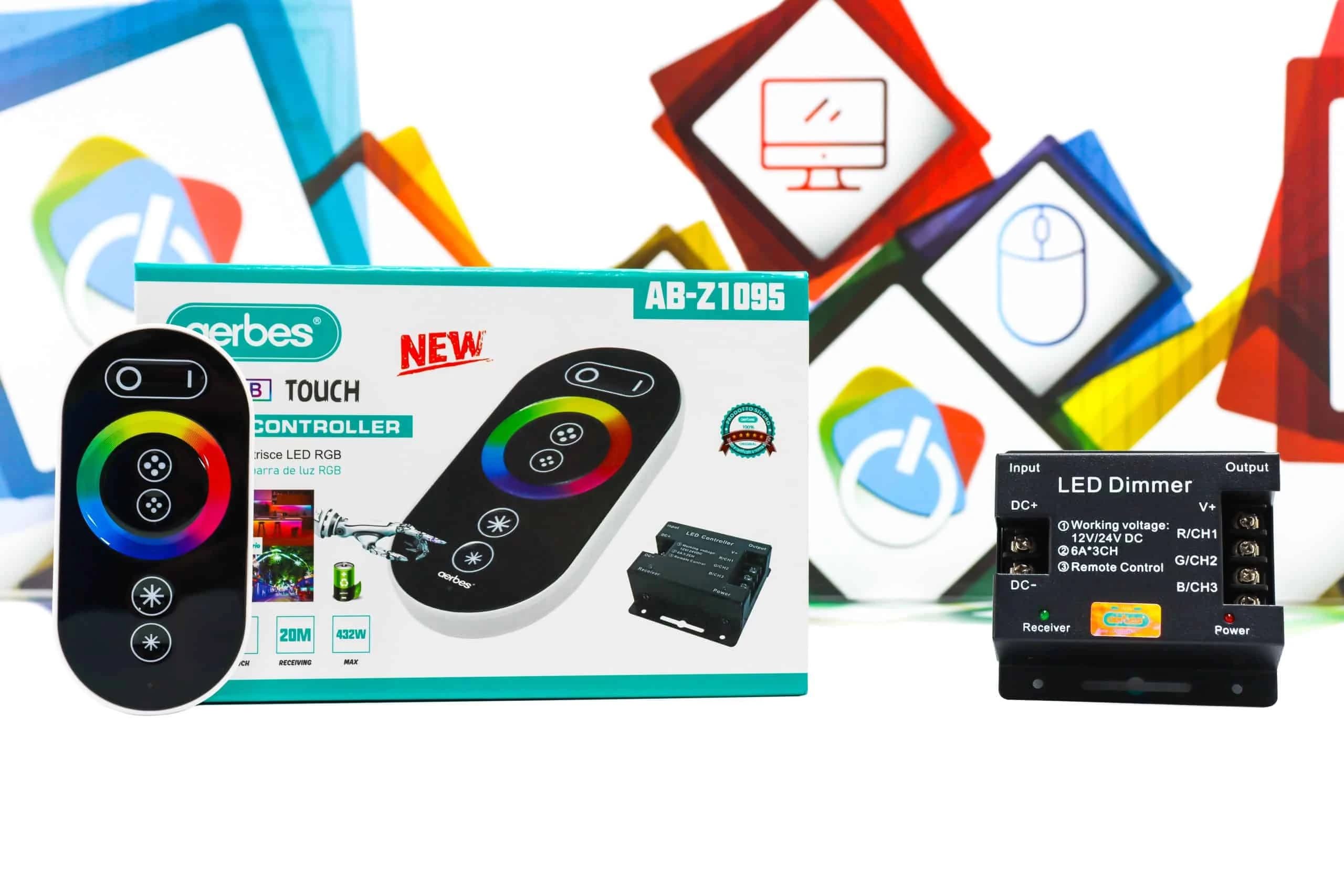 LED RGB kontroler sa daljinskim upravljačem Aerbes AB-Z1095