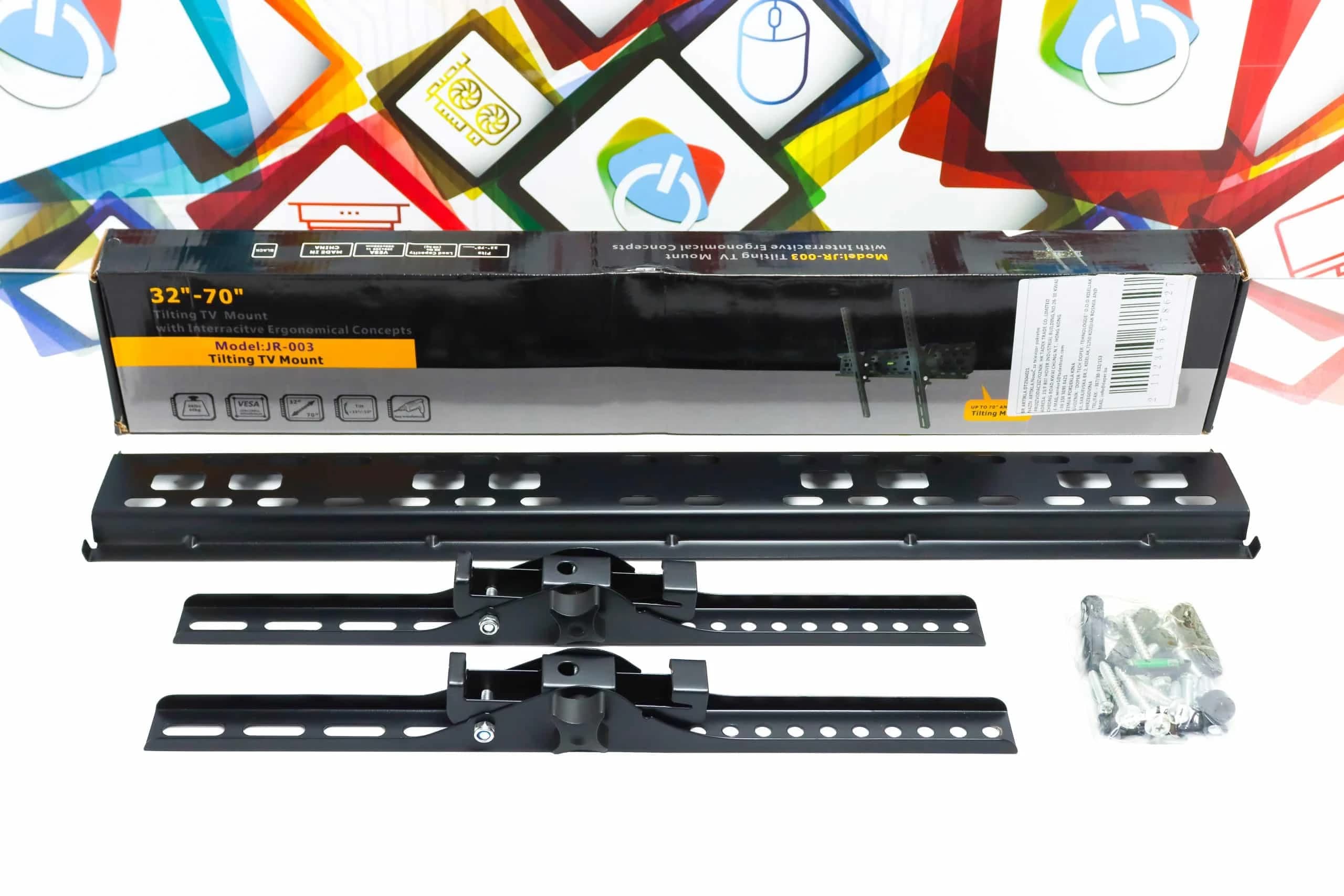 Nosač za TV zidni nagibni JR-003 32-70" 40kg