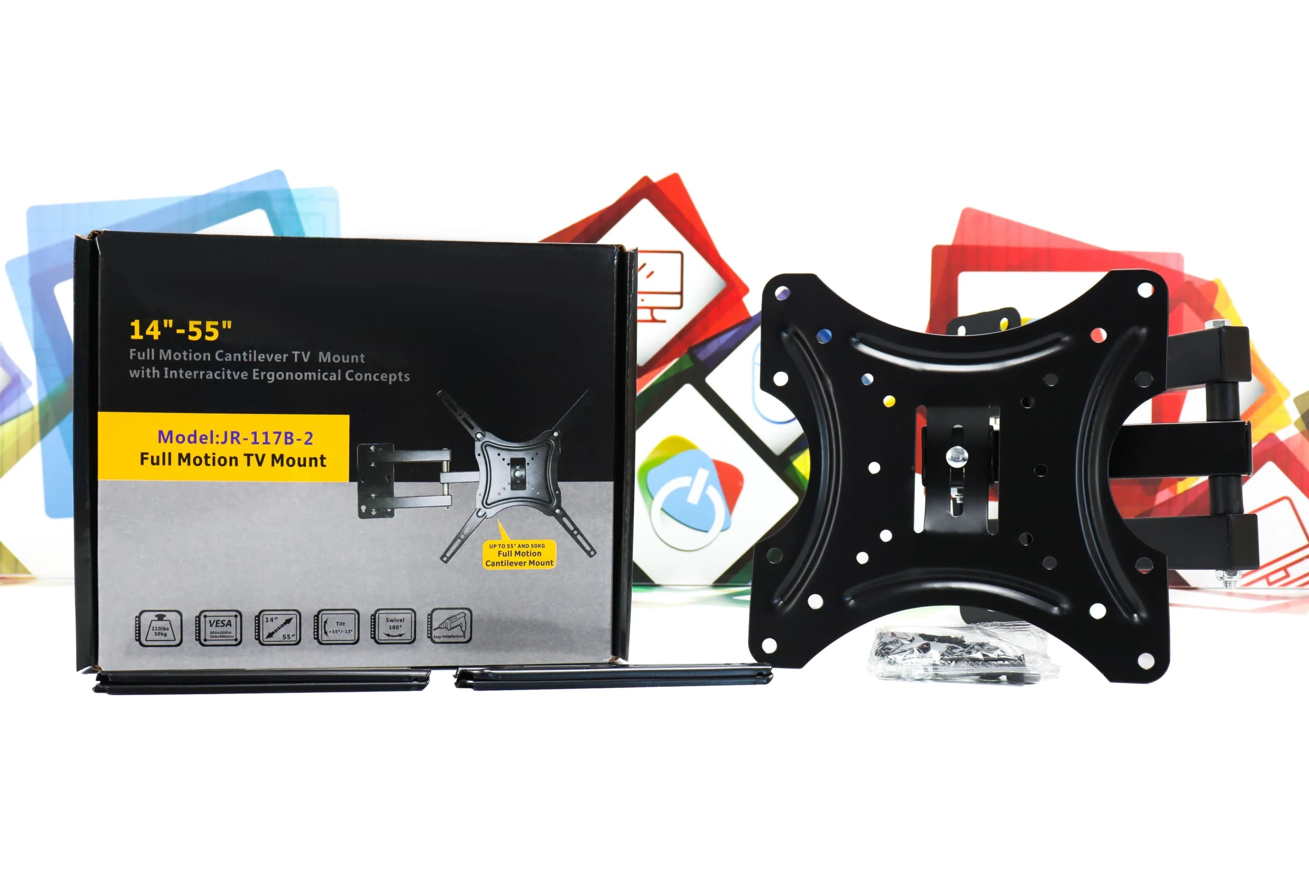 Nosač za TV pokretni HDL-117B-2 14''-55" 50kg