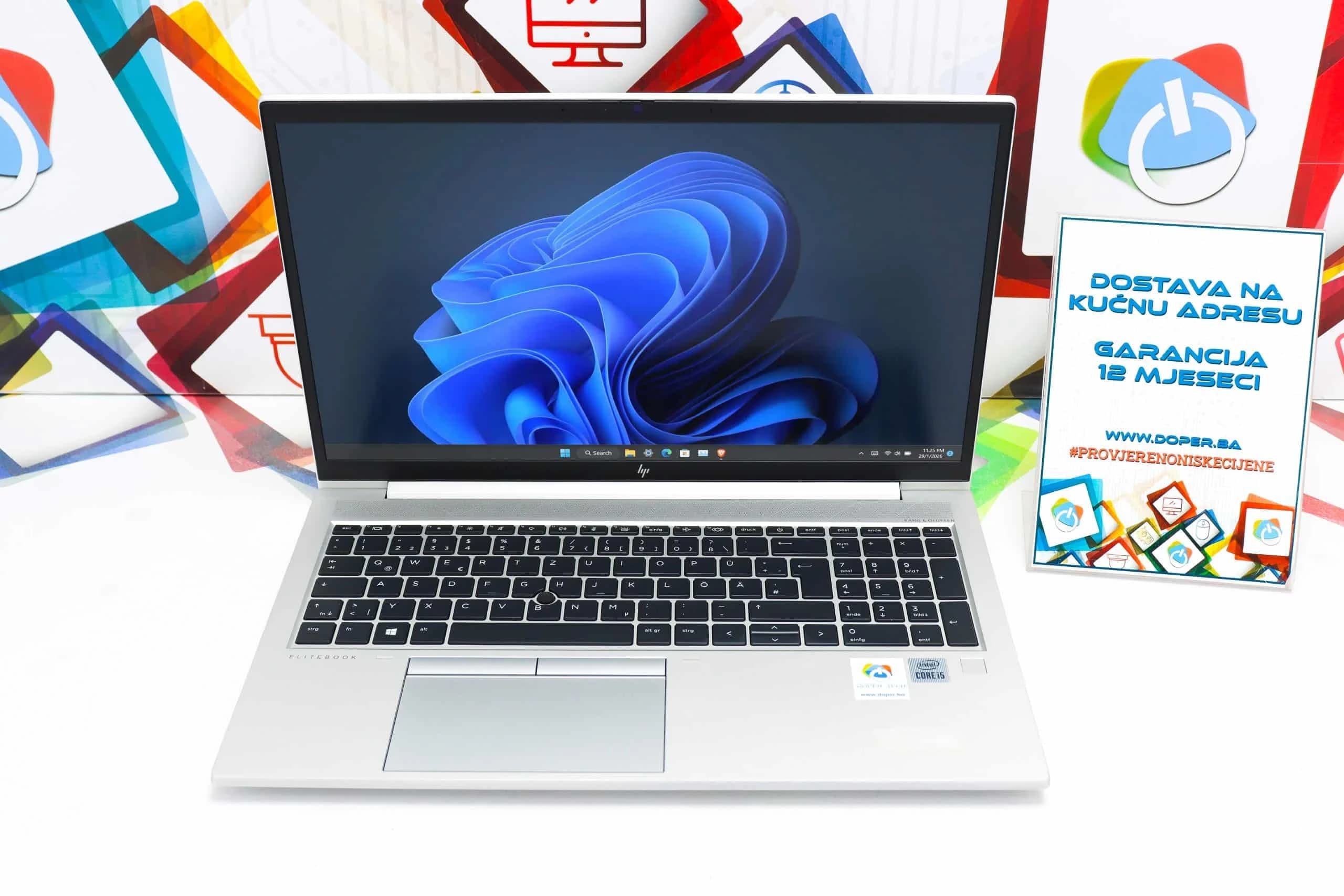 Laptop HP 850 G7 i5-10210u 256GB SSD 8GB DDR4 15,6"