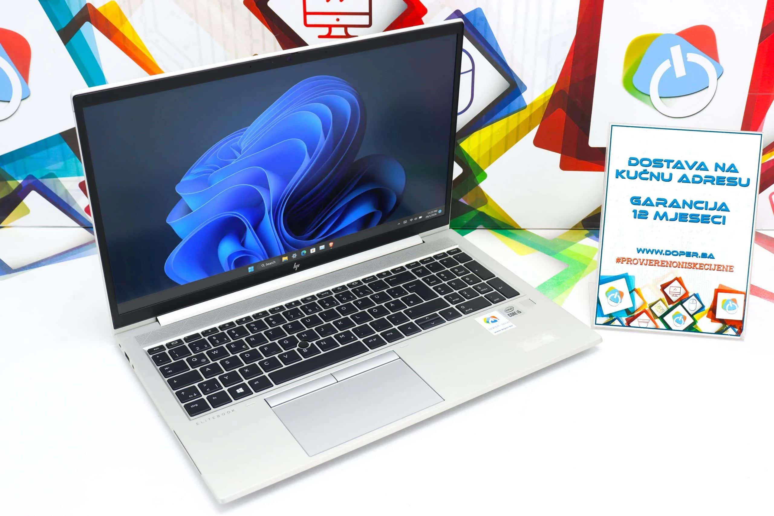 Laptop HP 850 G7 i5-10210u 256GB SSD 8GB DDR4 15,6"