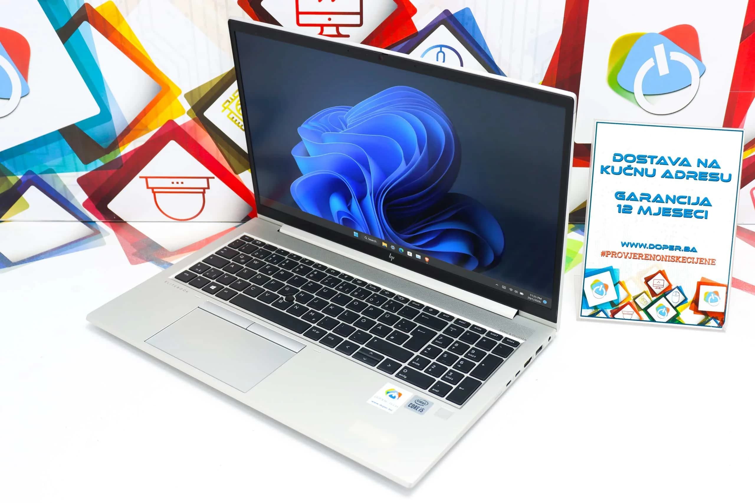 Laptop HP 850 G7 i5-10210u 256GB SSD 8GB DDR4 15,6"