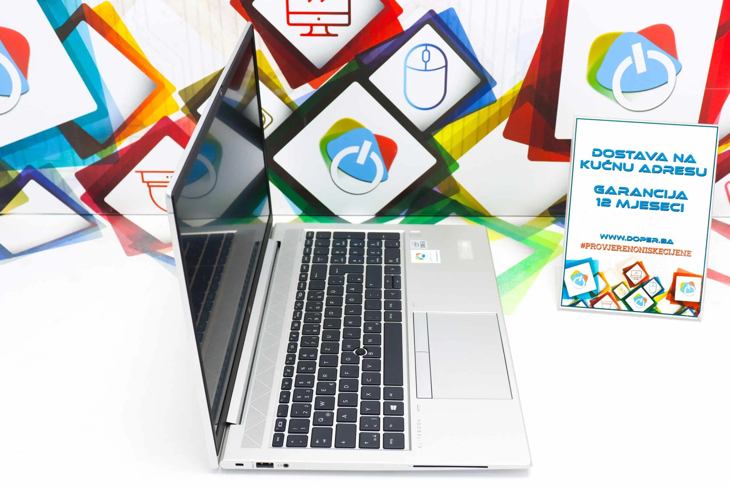 Laptop HP 850 G7 i5-10210u 256GB SSD 8GB DDR4 15,6"