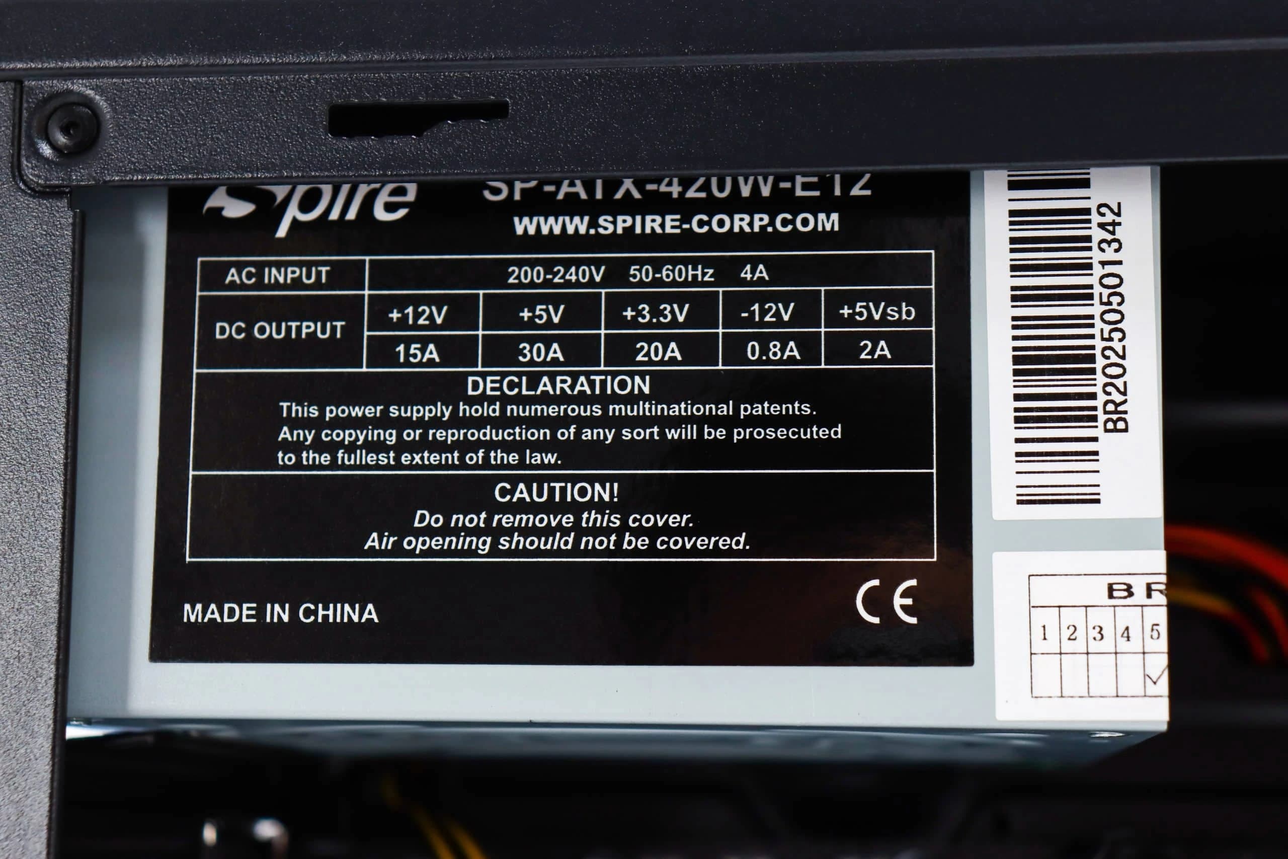Office PC Spire Supreme 1534-09 i3-12100 250GB SSD 8GB DDR4