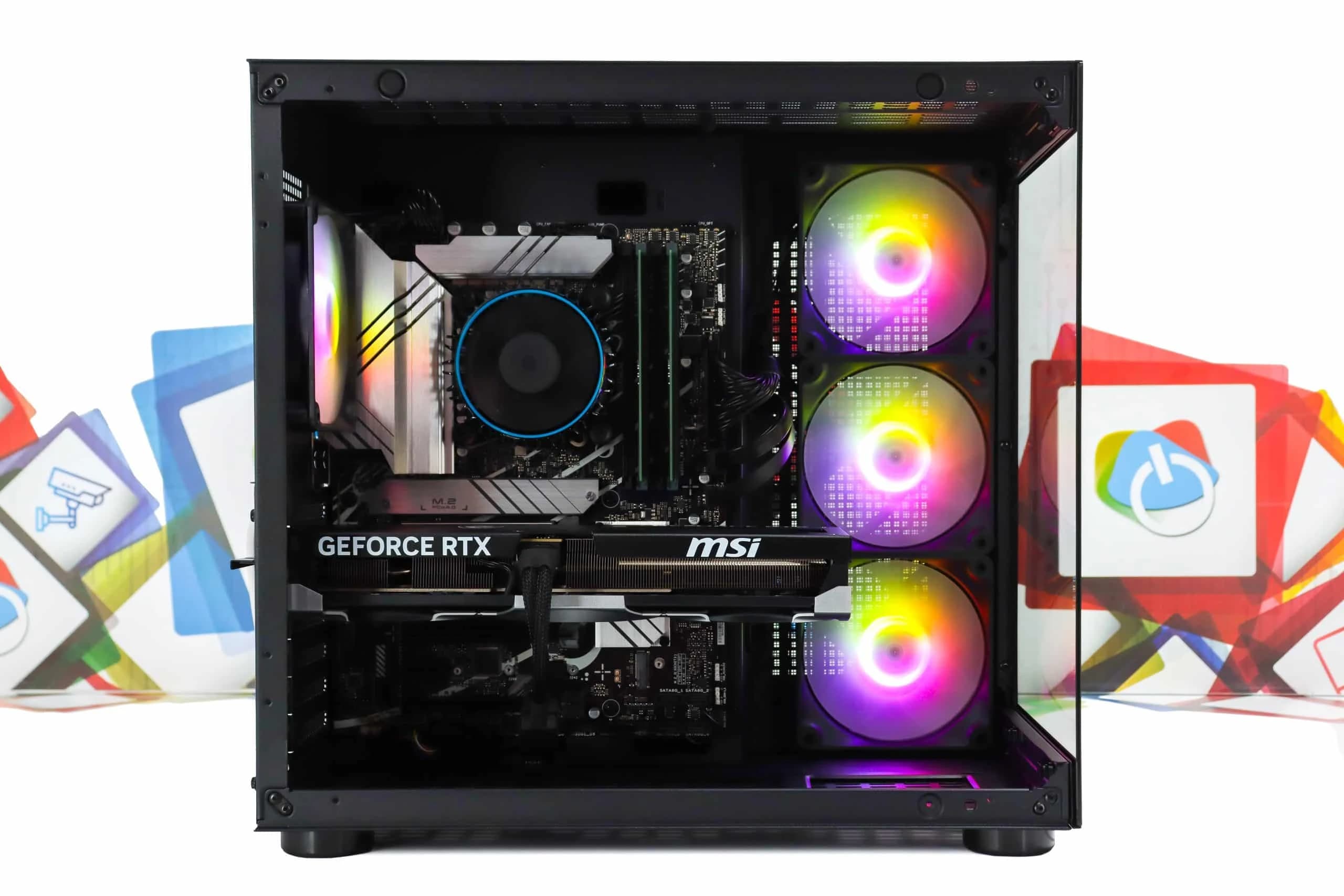 Gaming PC Cougar FV150-07 i5-14400F RTX 5070 1TB SSD 32GB DDR5