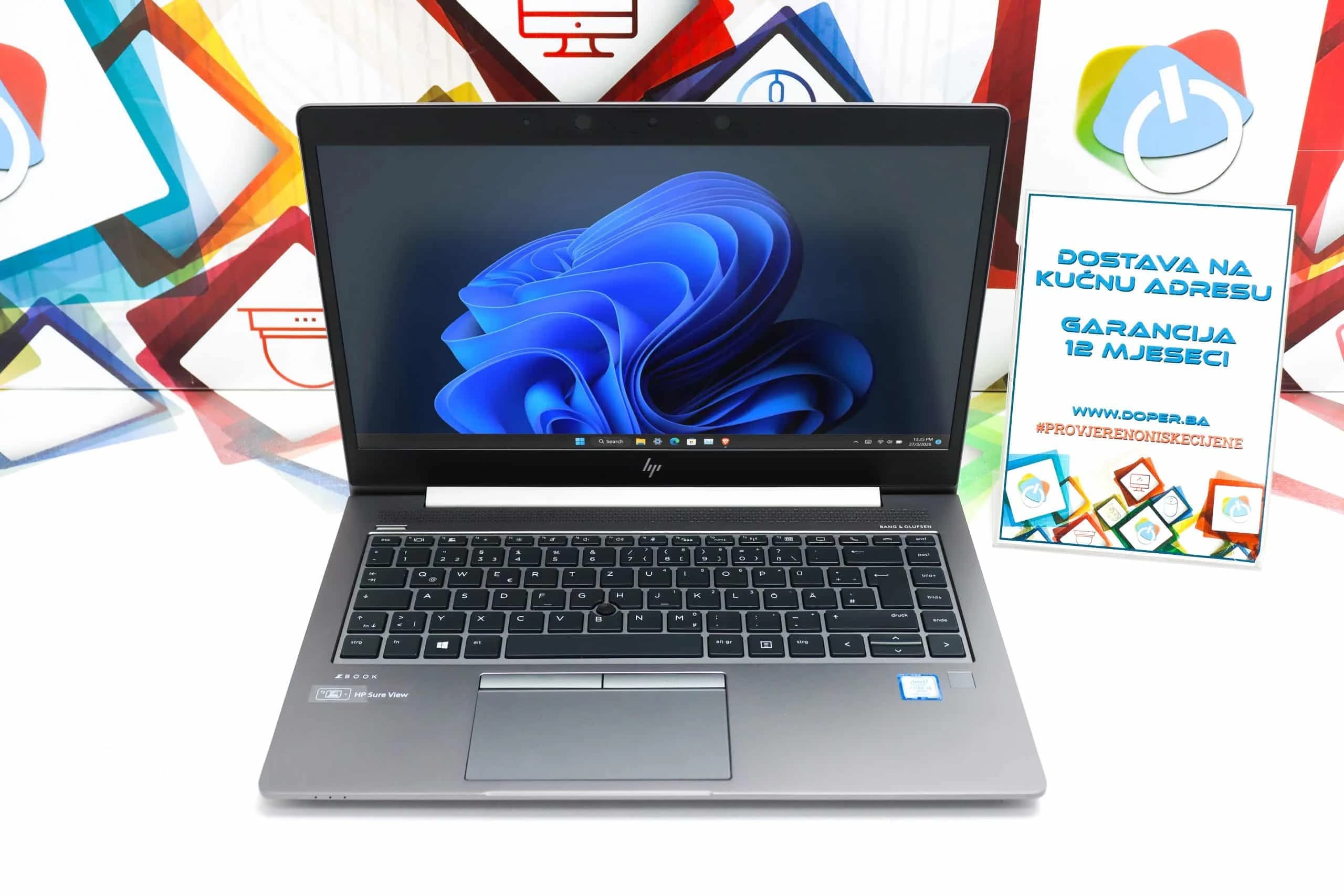Laptop HP ZBook 14U G6 i5-8365u 256GB SSD 16GB DDR4 14" Touchscreen