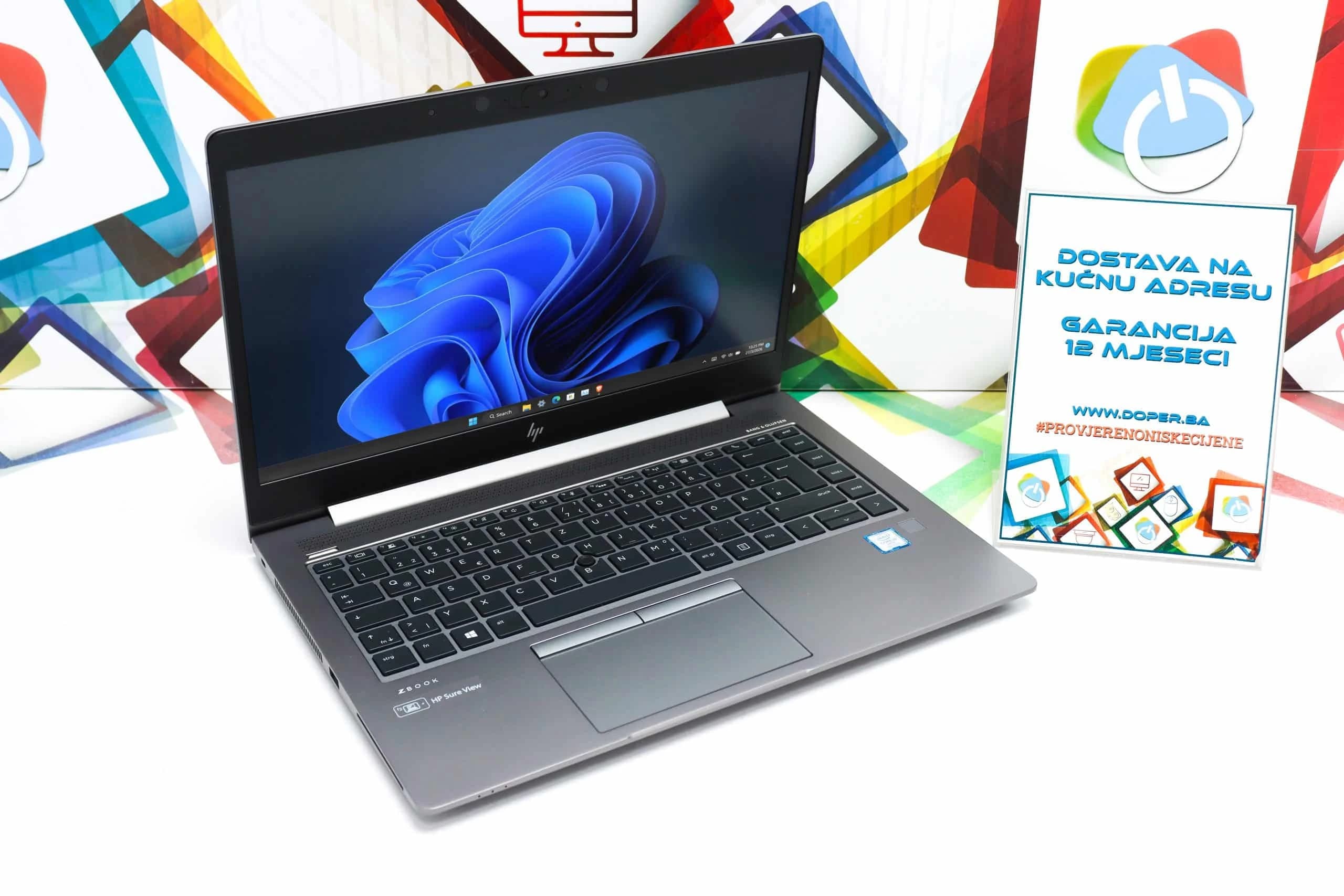 Laptop HP ZBook 14U G6 i5-8365u 256GB SSD 16GB DDR4 14" Touchscreen