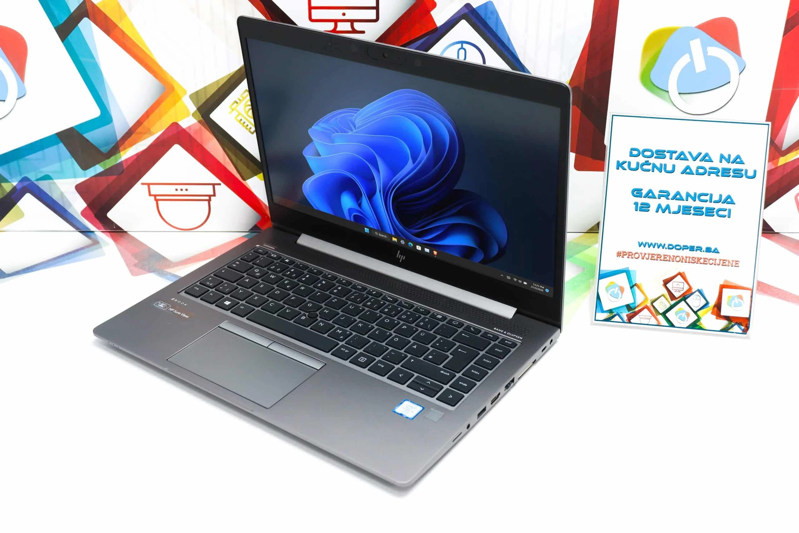 Laptop HP ZBook 14U G6 i5-8365u 256GB SSD 16GB DDR4 14" Touchscreen