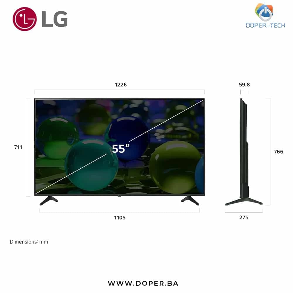 TV LG 55UA73003LA 55'' LED 4K UHD Smart