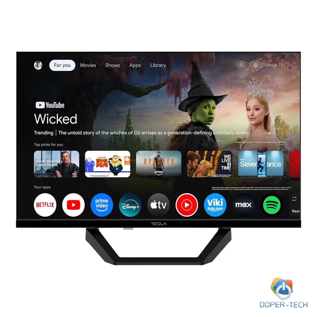 TV Tesla 24E655BHS 24'' DLED HD Smart Google TV