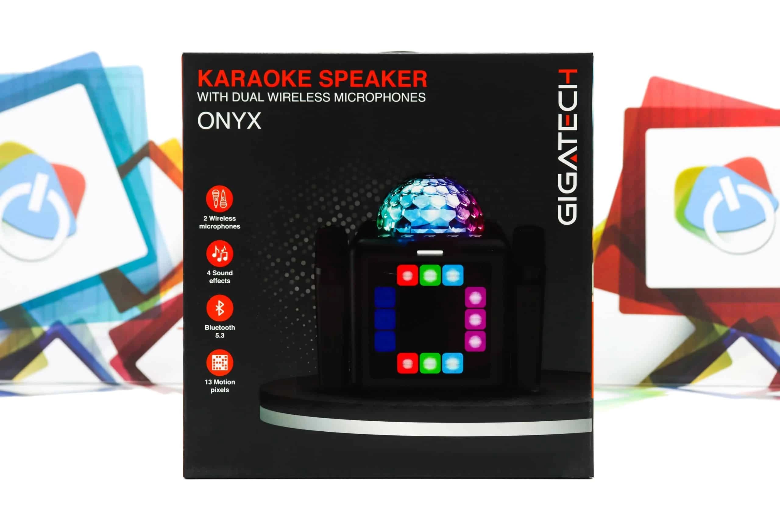 Karaoke zvučnik sa bežičnim mikrofonom Gigatech Onyx