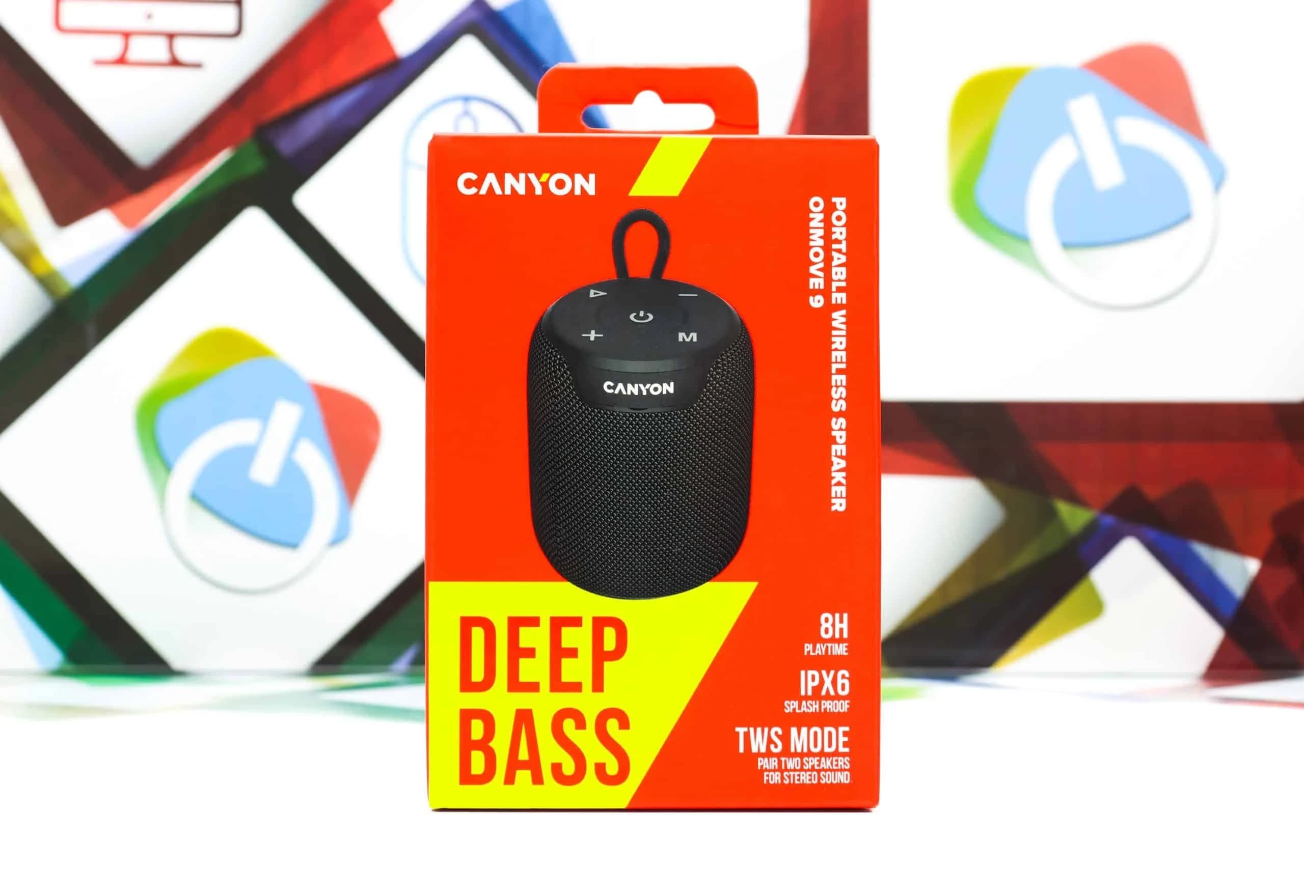 Bluetooth zvučnik Canyon OnMove 9 10W IPX6 TWS crni