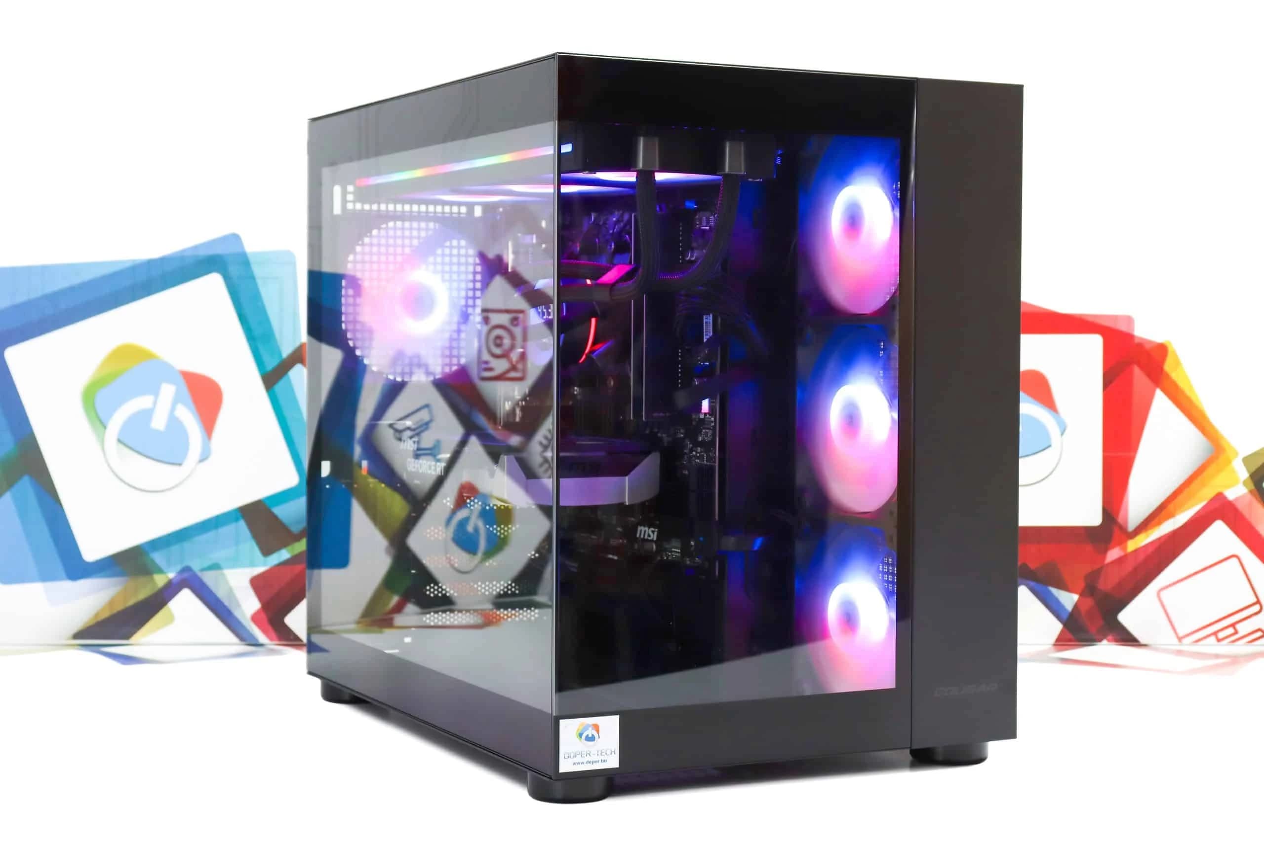 Gaming PC Cougar FV150-10 R7 5800X RTX 5060 1TB SSD 16GB DDR4