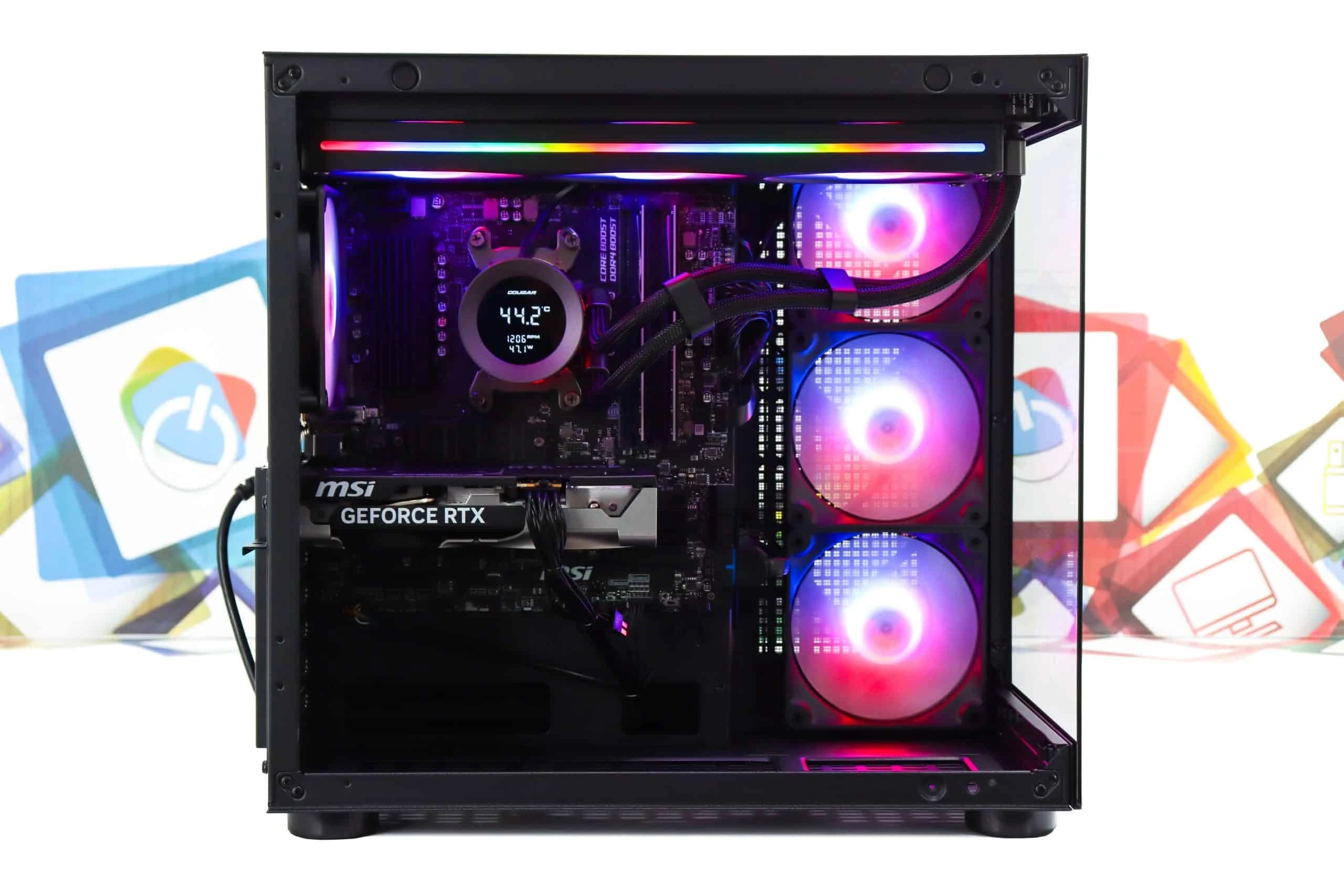 Gaming PC Cougar FV150-10 R7 5800X RTX 5060 1TB SSD 16GB DDR4
