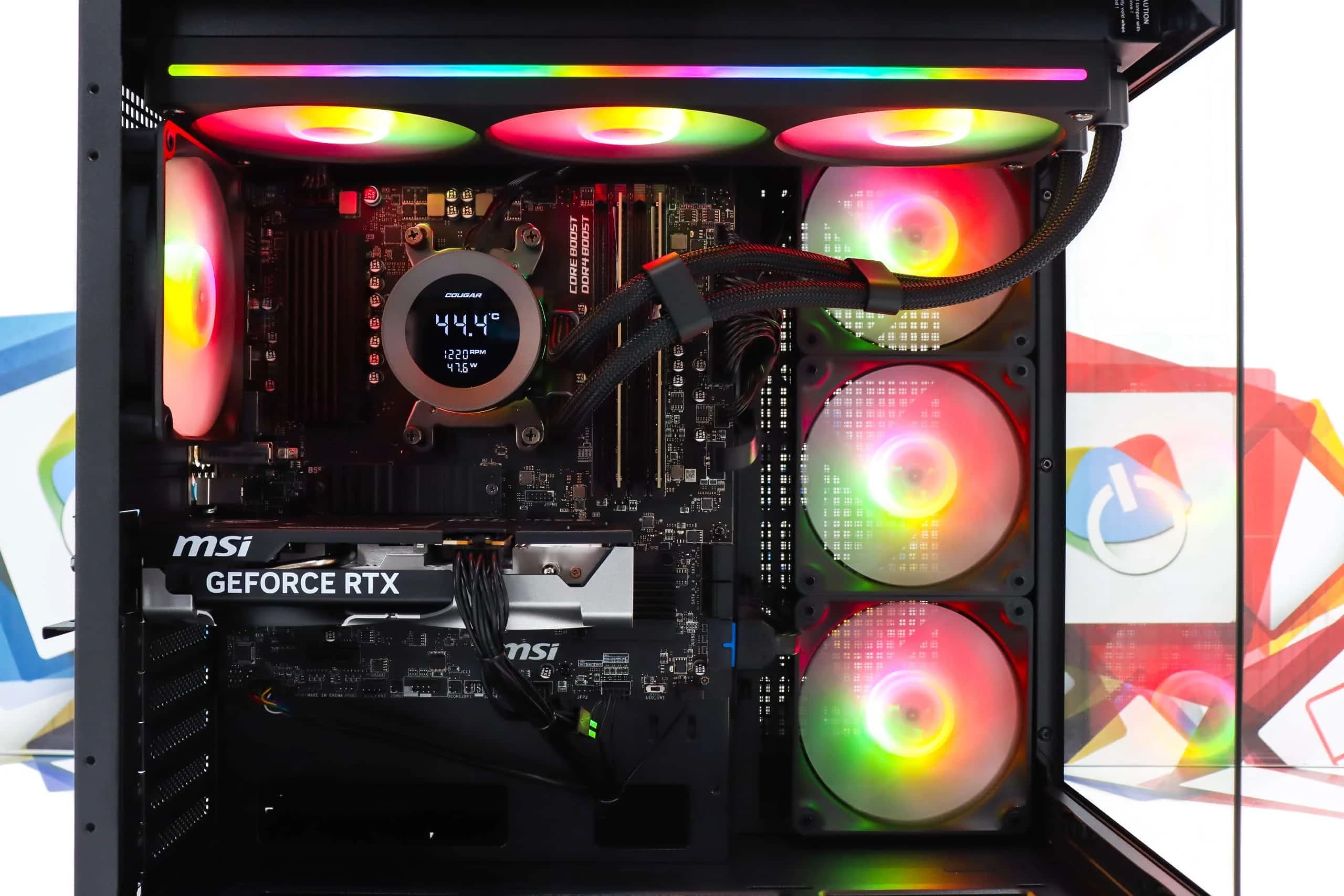 Gaming PC Cougar FV150-10 R7 5800X RTX 5060 1TB SSD 16GB DDR4