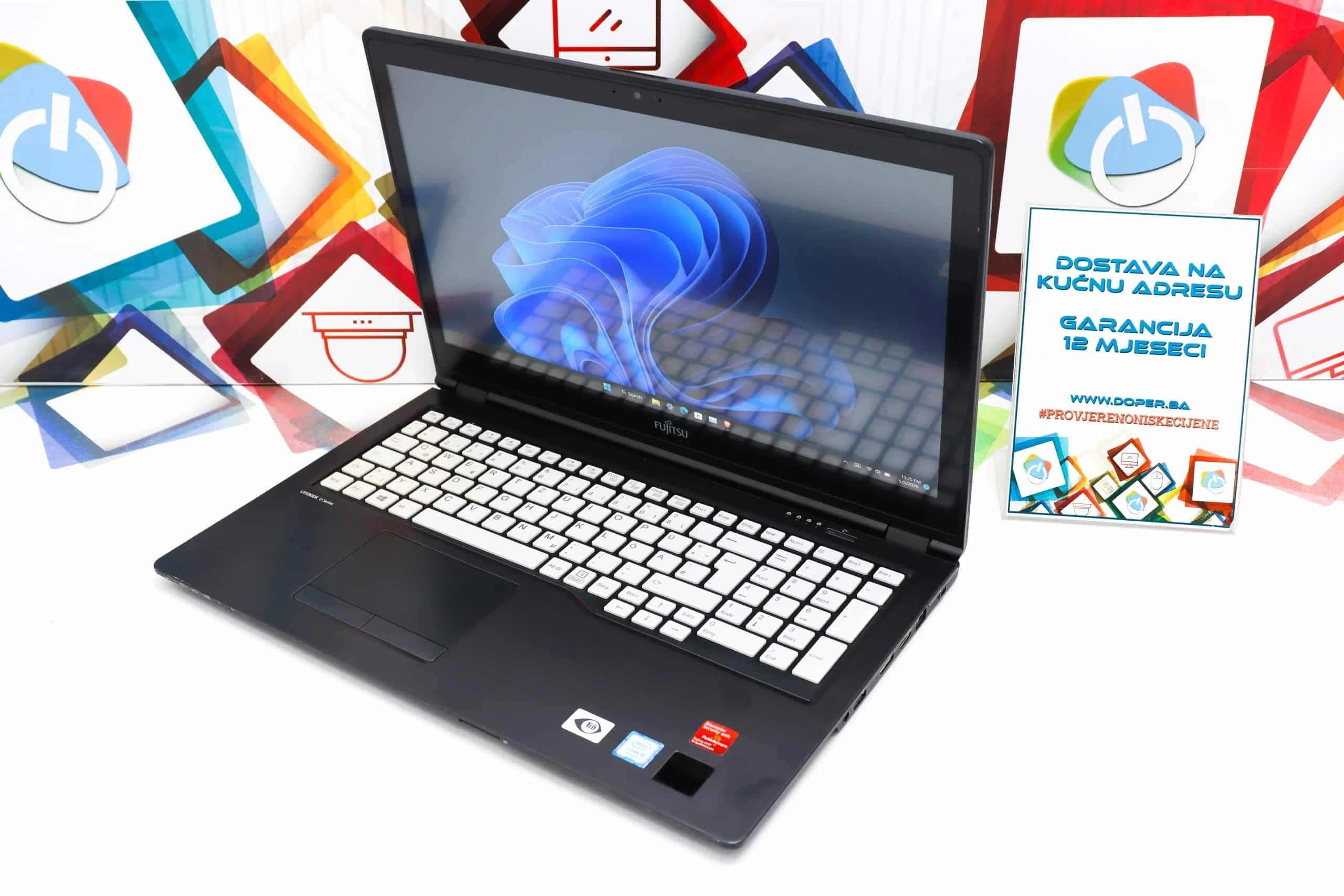 Laptop Fujitsu LifeBook U758 i5-8365u 256GB SSD 8GB DDR4 15,6" Touchscreen