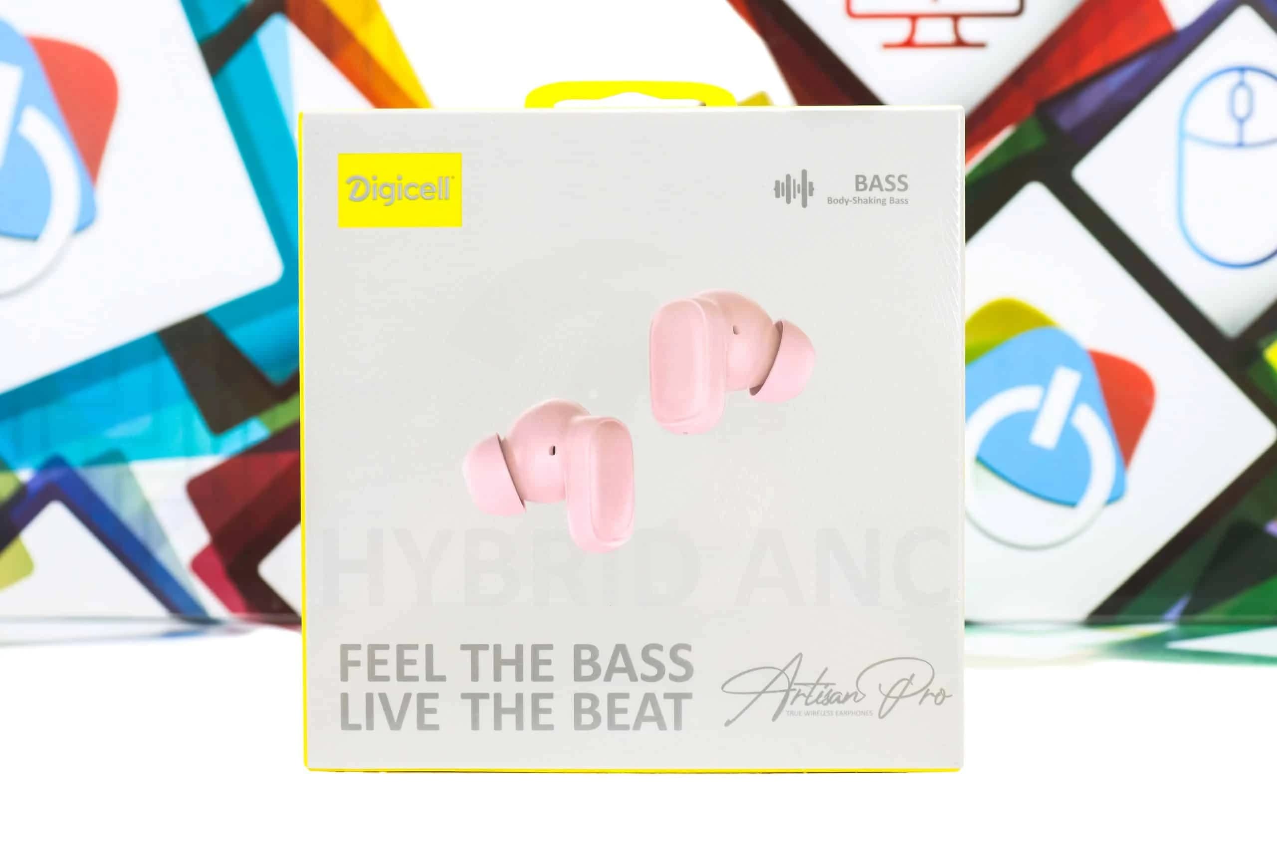 Slušalice bežične Digicell Artisan Pro Hybrid ANC Pink