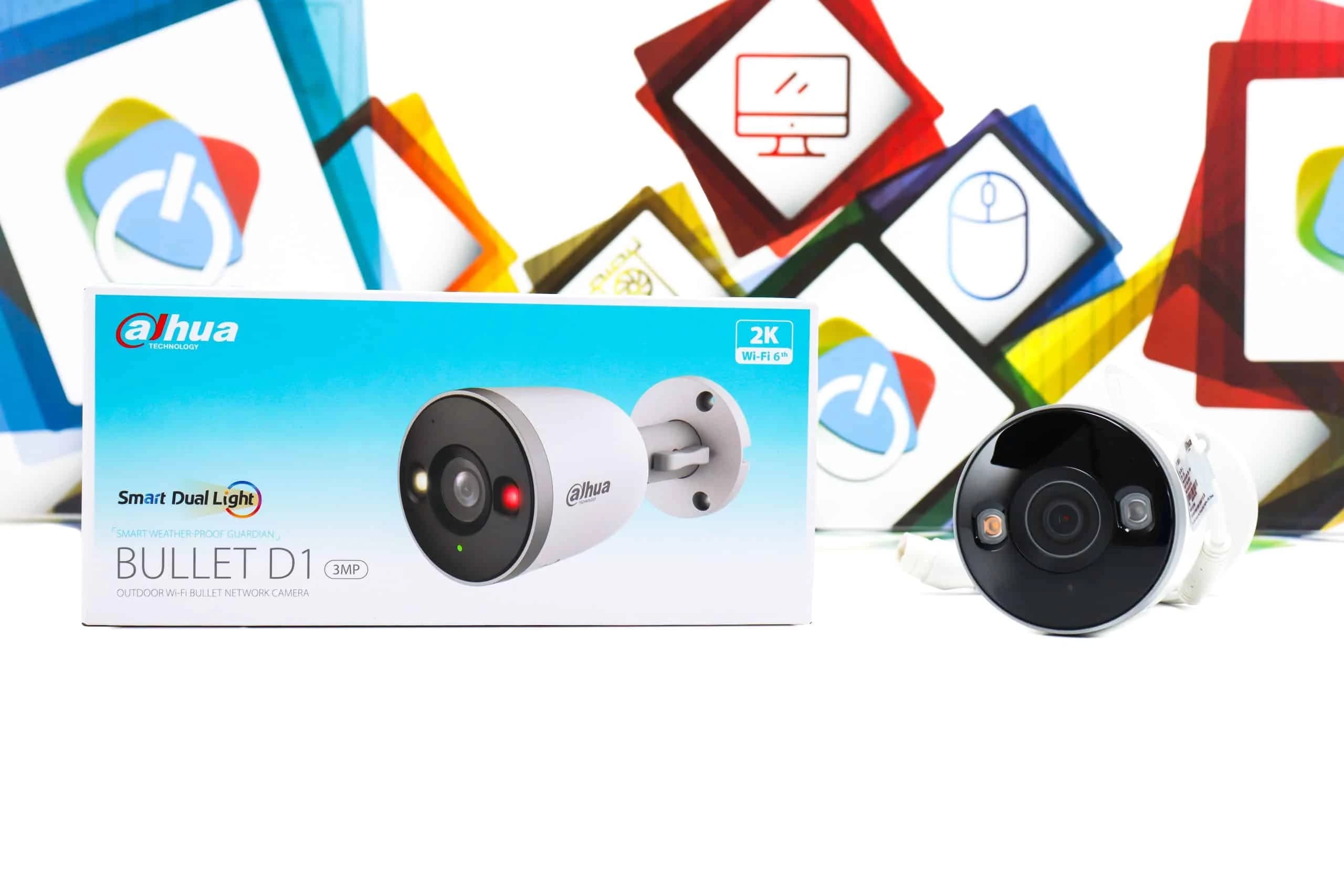 Nadzorna kamera Dahua Bullet D1 DH-F3D-IL 3MP 2K WiFi