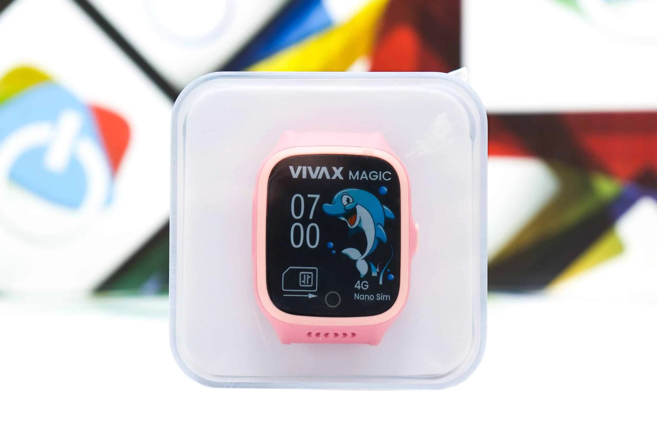 Dječji pametni sat Vivax Kids Magic 4G rozi