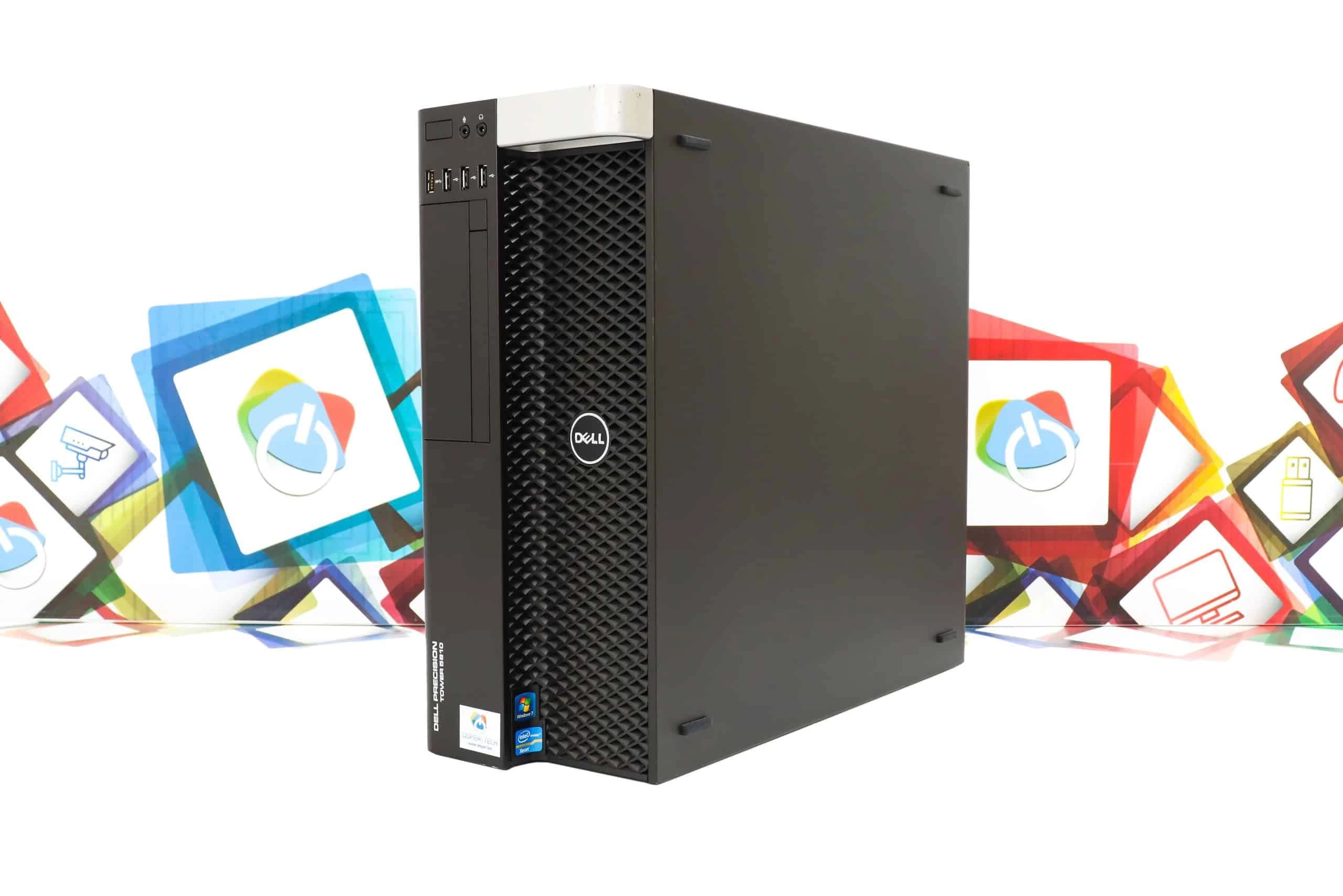 Server Dell Precision Tower 5810 E5-1630 v3 Nvidia Quadro K4200 256GB SSD 32GB DDR4