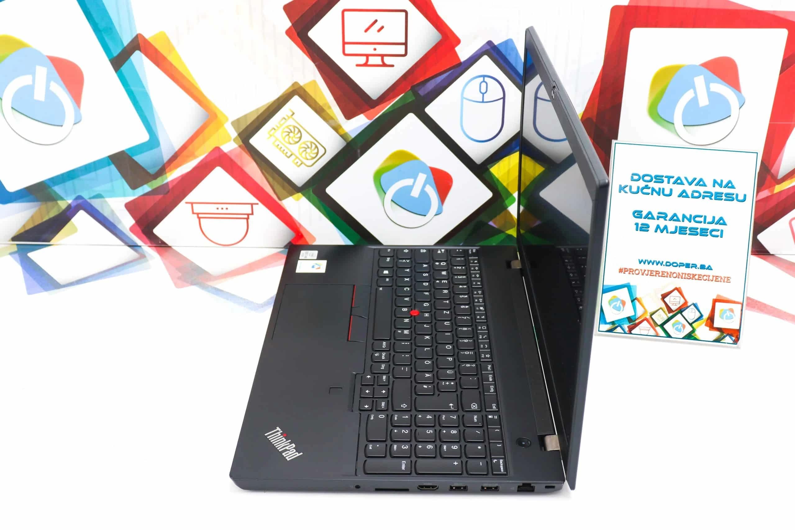 Laptop Lenovo T15P i7-10850H GTX 1050 1TB SSD 32GB DDR4 15,6" Touchscreen