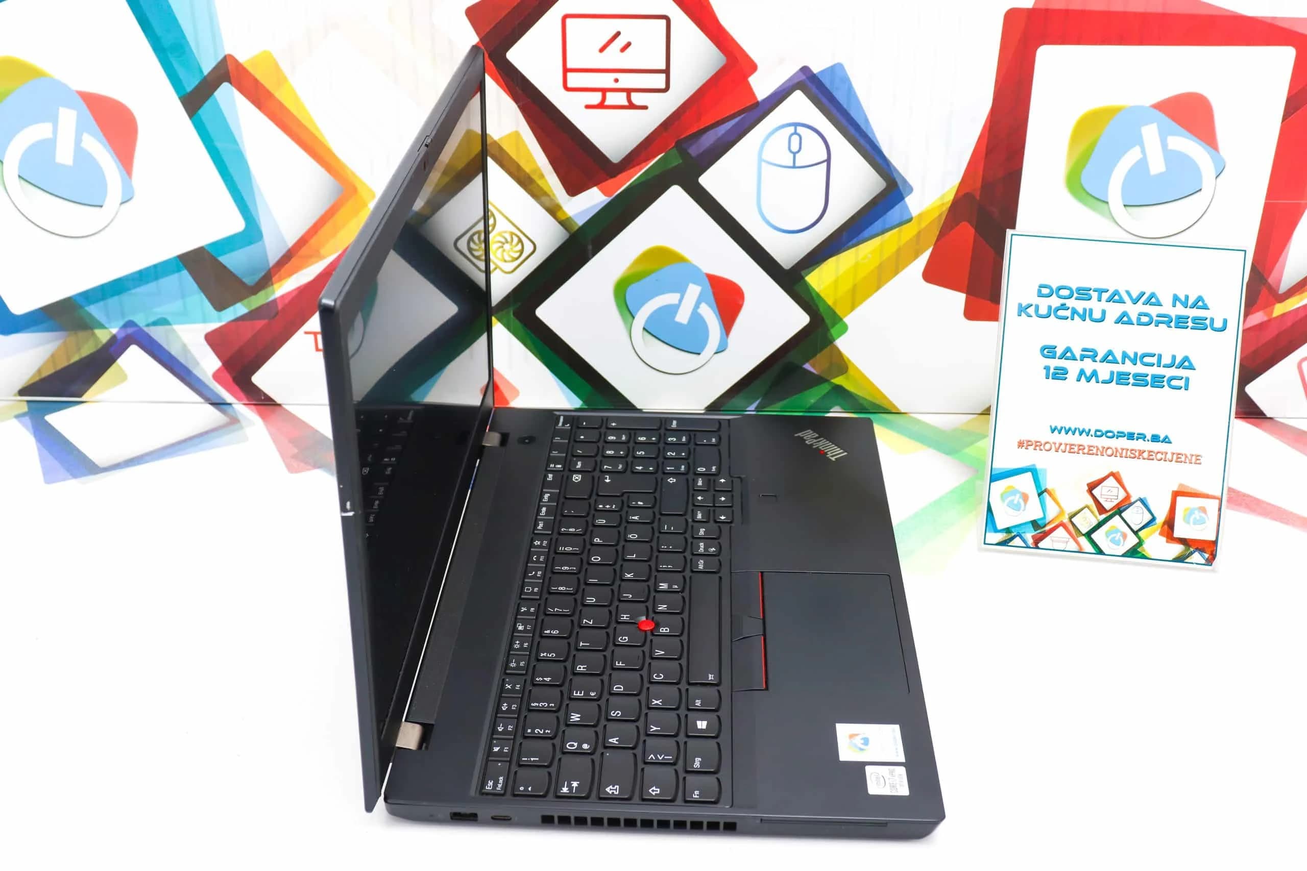 Laptop Lenovo T15P i7-10850H GTX 1050 1TB SSD 32GB DDR4 15,6" Touchscreen