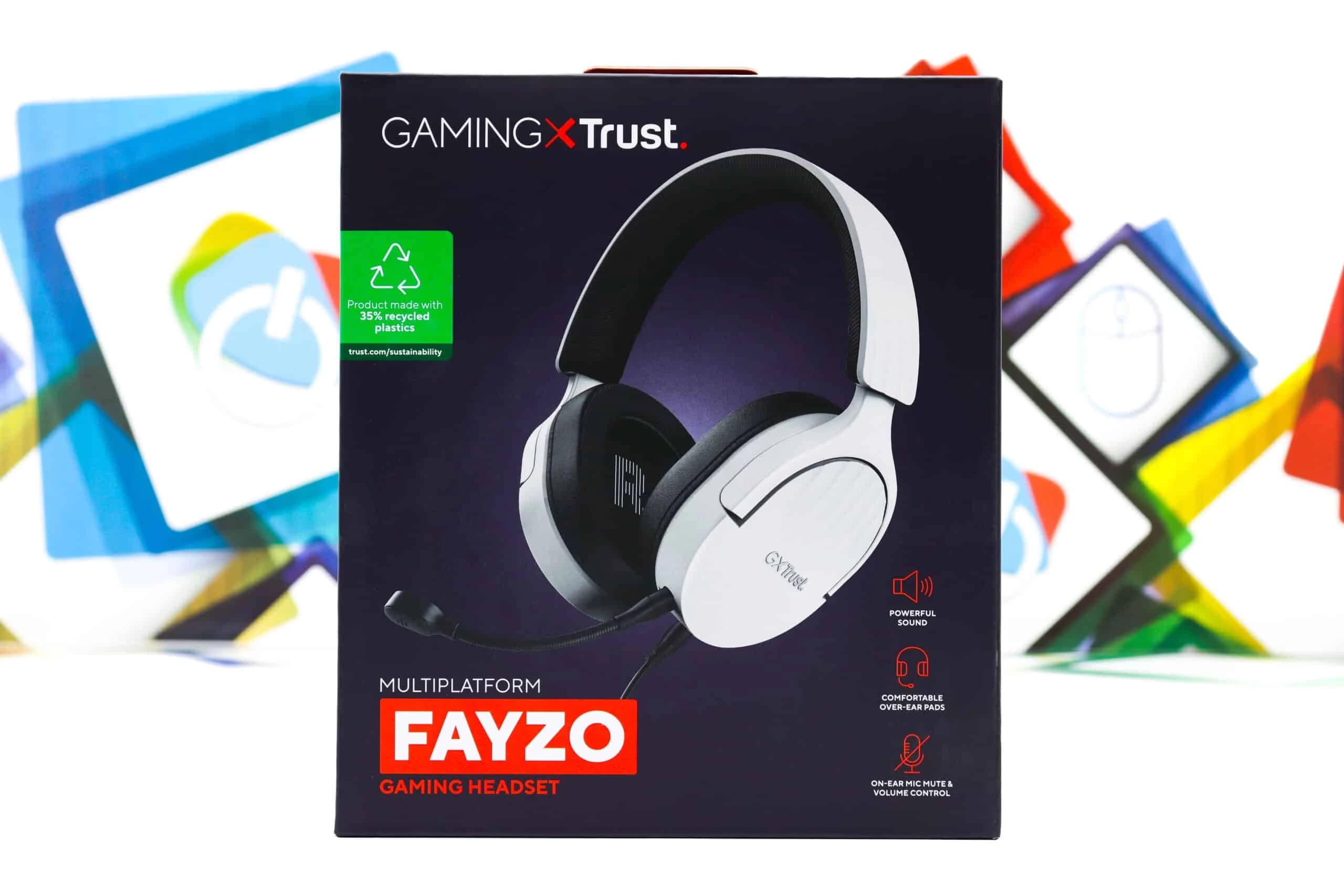 Gaming slušalice Trust GXT 489W Fayzo sa mikrofonom bijele