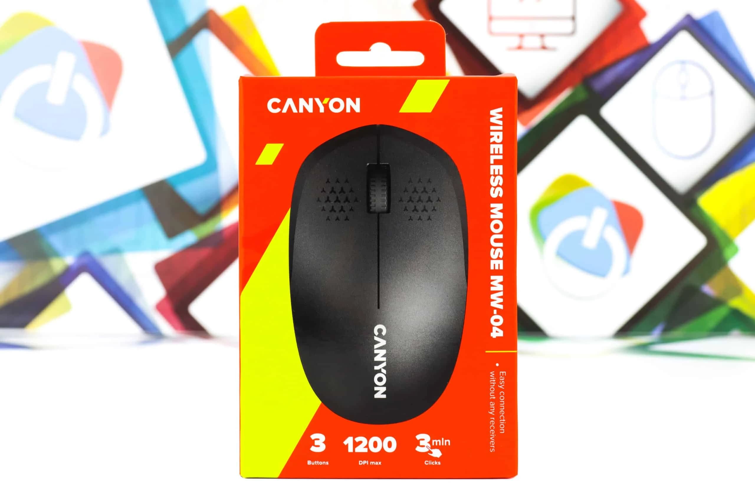 Miš Canyon MW-04 Bluetooth 5.0 1200 DPI crni