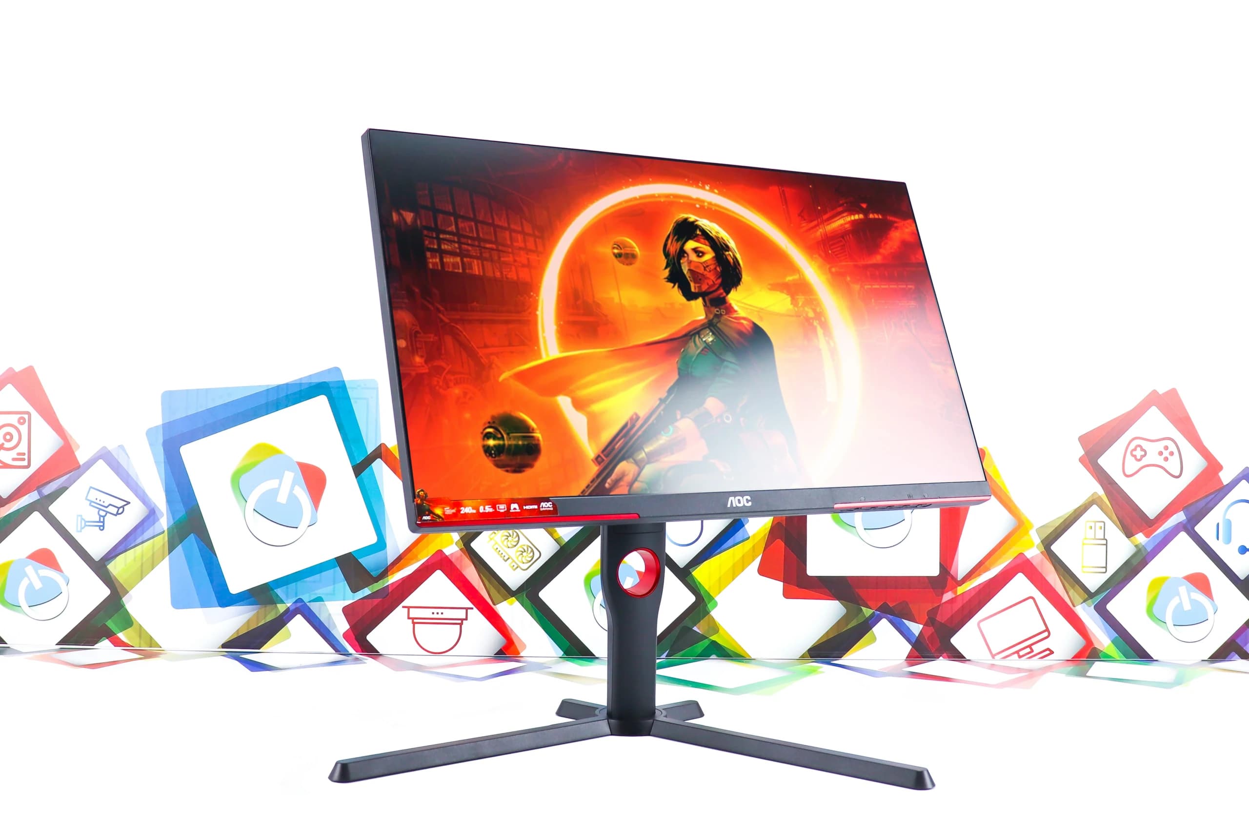 Gaming monitor AOC Q27G4ZR 27″ Fast IPS QHD 240Hz 0,3ms