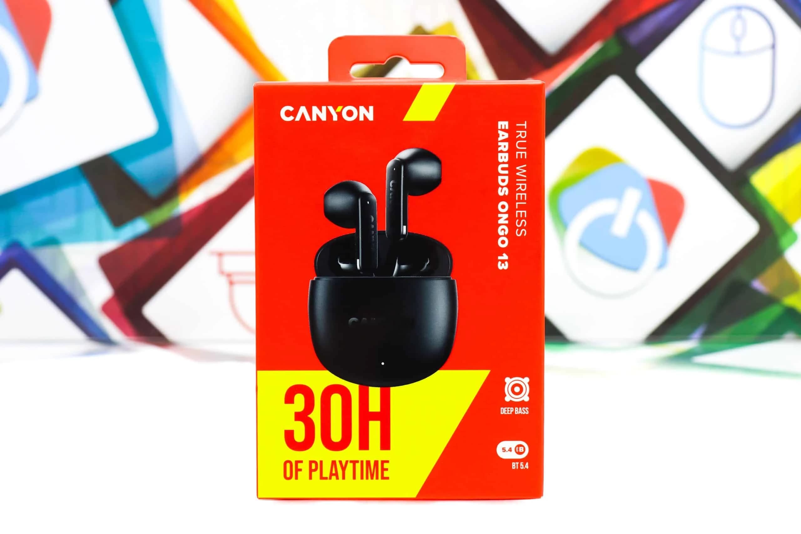 Slušalice bežične Canyon OnGo 13 TWS Bluetooth 5.4 crne