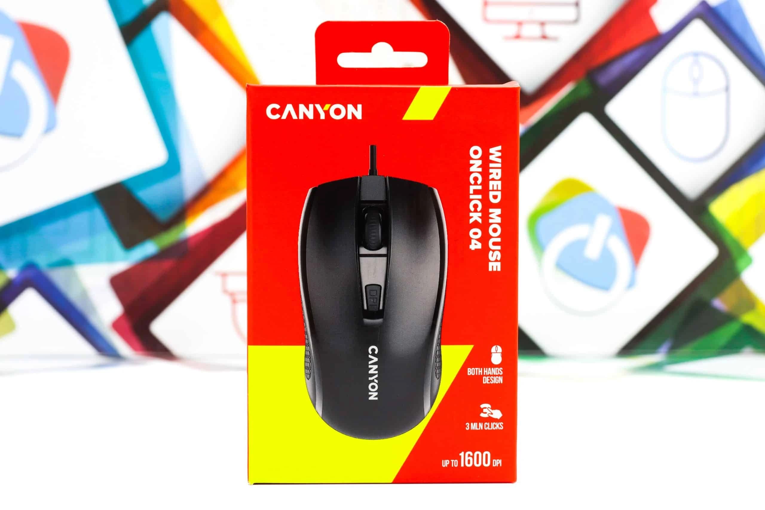 Miš Canyon OnClick 04 CNE-CMS4 1600 DPI crni