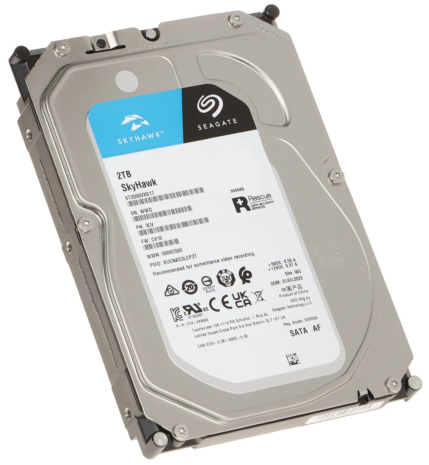 HDD Seagate SkyHawk 2TB 3.5" SATA III ST2000VX017