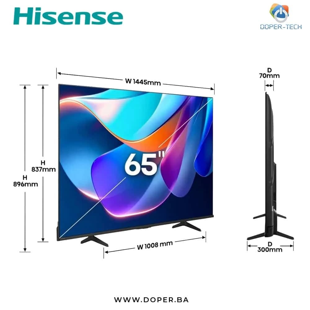 TV Hisense 65A6S 65" LED 4K UHD Smart 60Hz