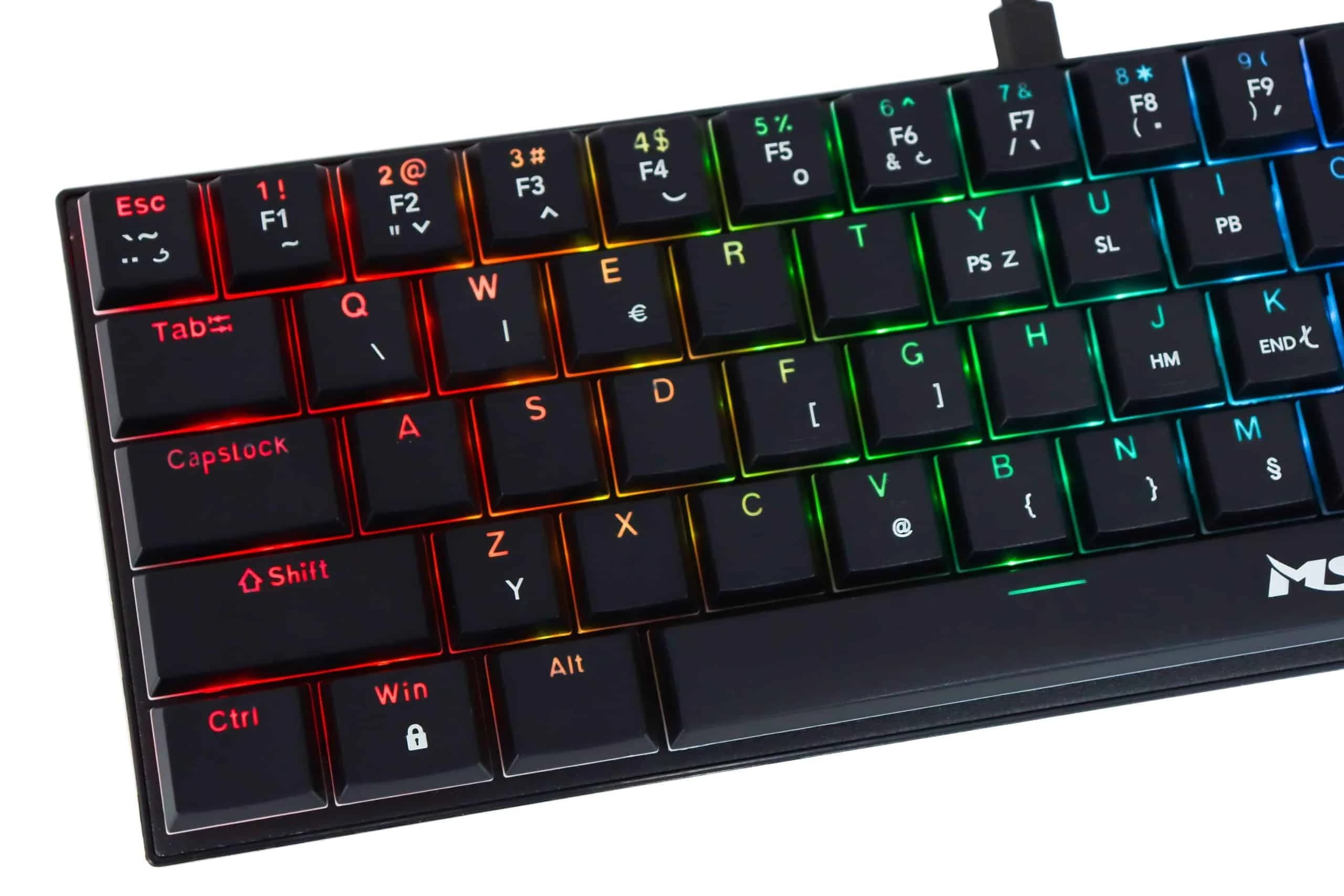 Gaming tipkovnica MS Elite K-702C mehanička crveni switch