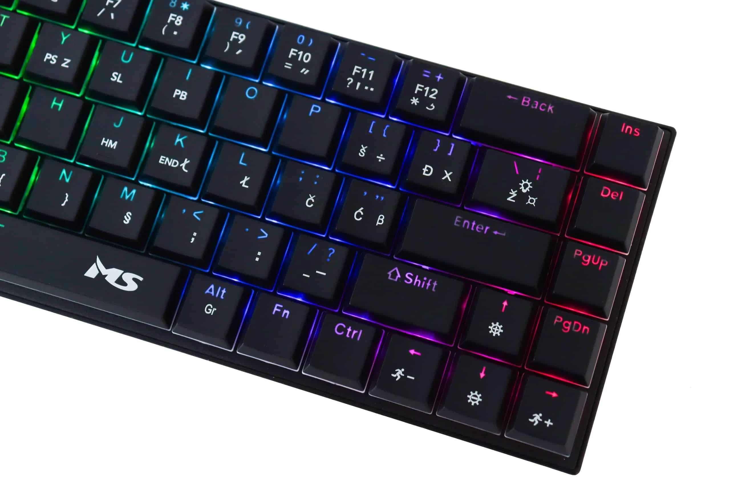 Gaming tipkovnica MS Elite K-702C mehanička crveni switch
