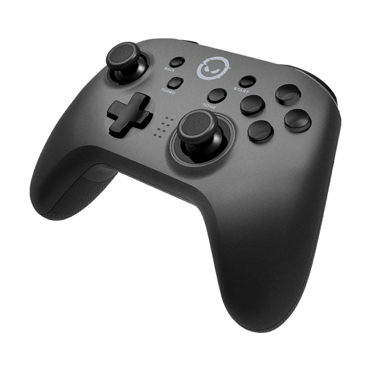 LORGAR TRIX-510, Gaming controller, Black, BT5.0 Controller with built-in 600mah battery, 1M Type-C charging cable ,6 axis motion sensor support nintendo switch ,android,PC, IOS13, PS3, normal size dongle,black
