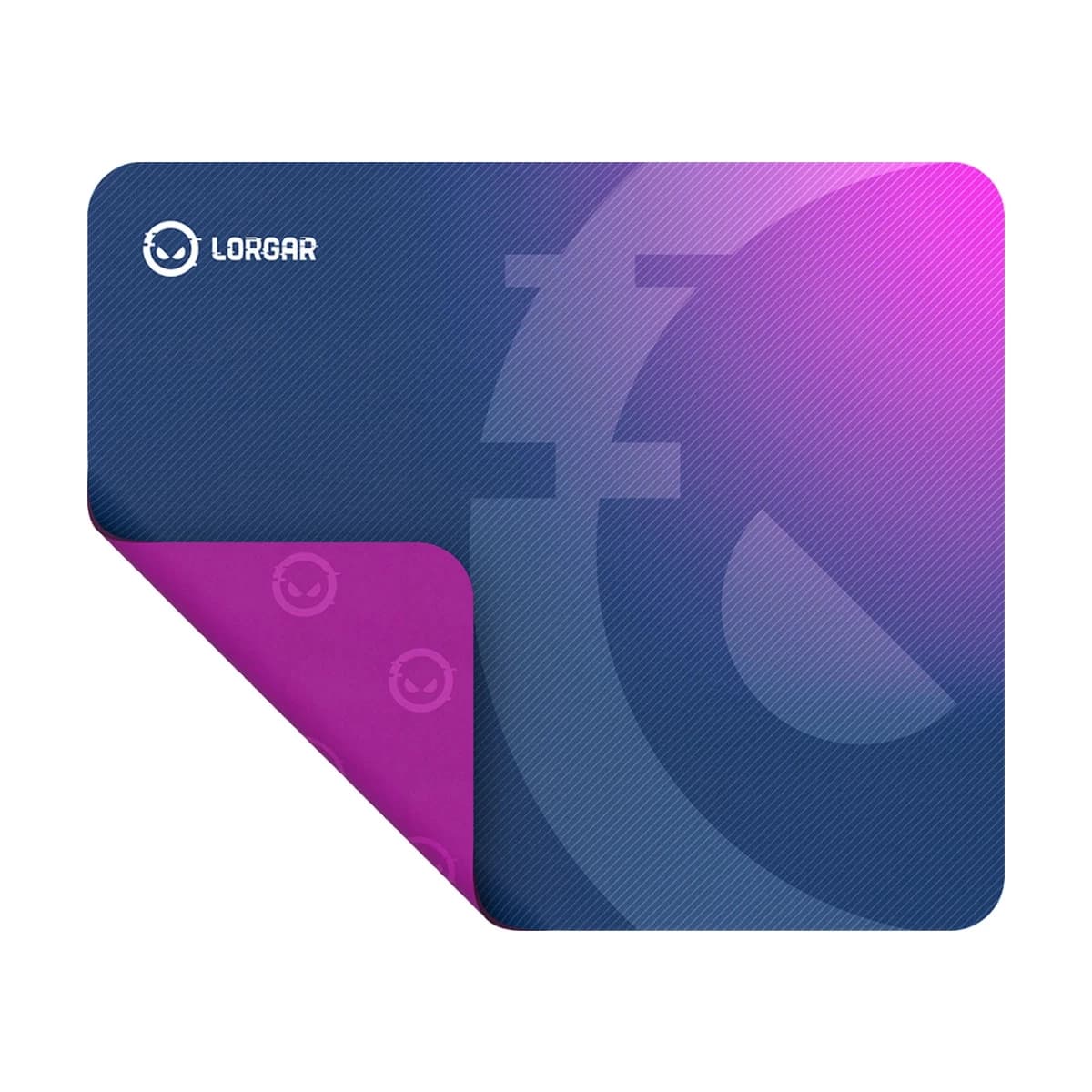 Lorgar Main 135, Gaming mouse pad, High-speed surface, Purple anti-slip rubber base, size: 500mm x 420mm x 3mm, weight 0.41kg