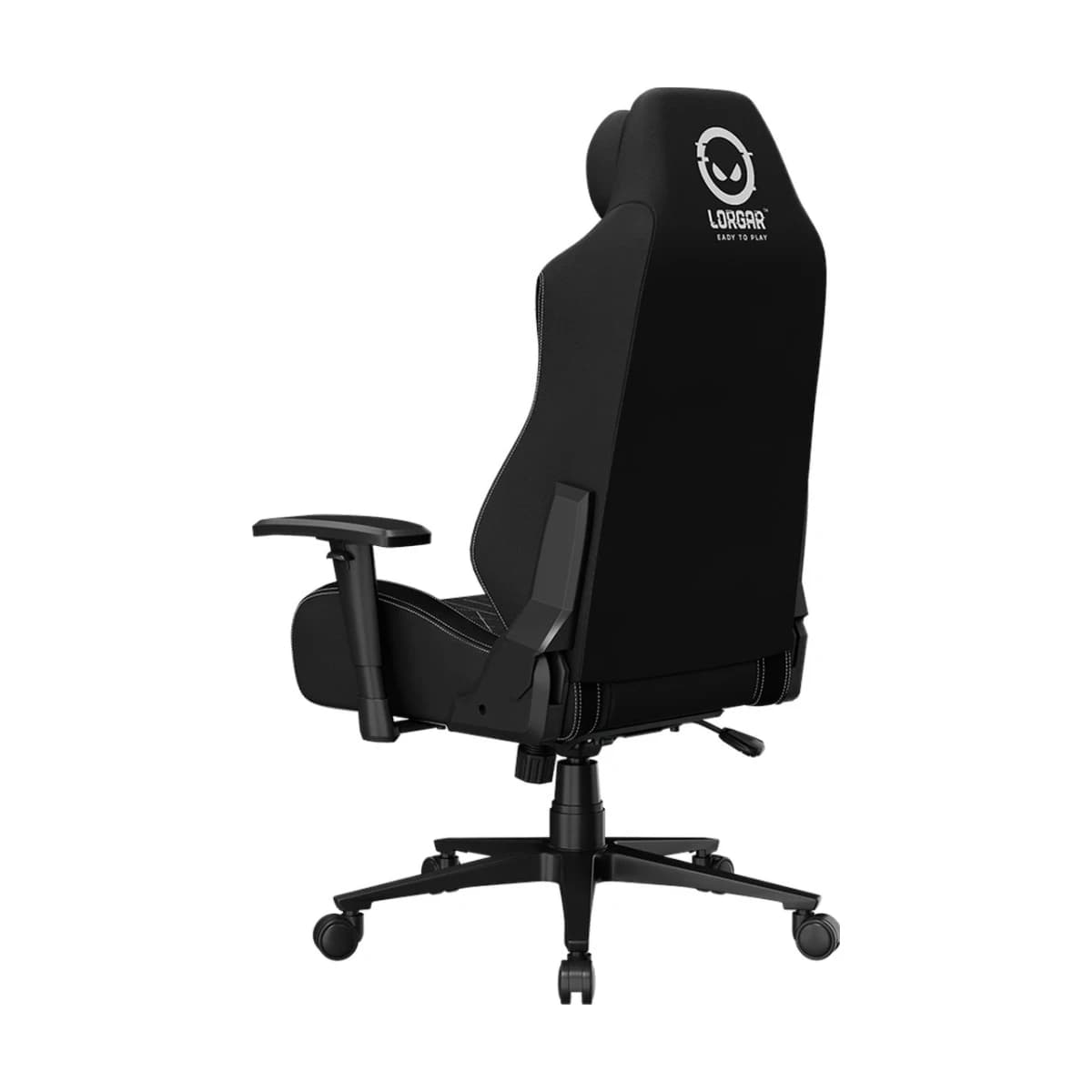 LORGAR CHA41, Ergonomic Gaming Chair Advanced, premium anti-stain fabric, Black/white
