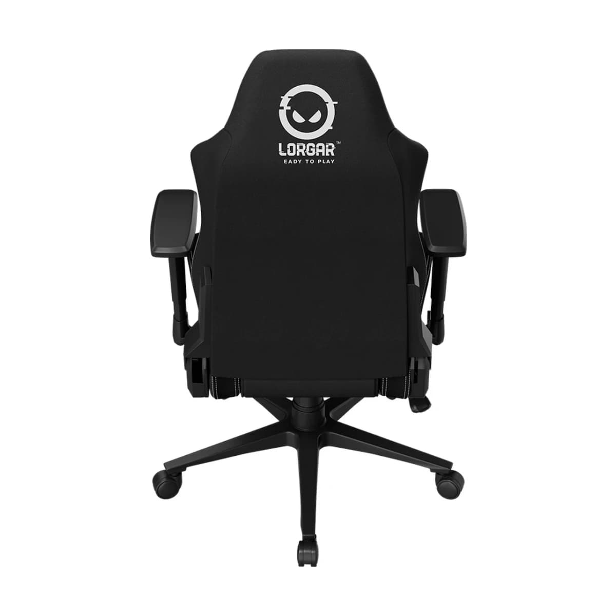 LORGAR CHA41, Ergonomic Gaming Chair Advanced, premium anti-stain fabric, Black/white
