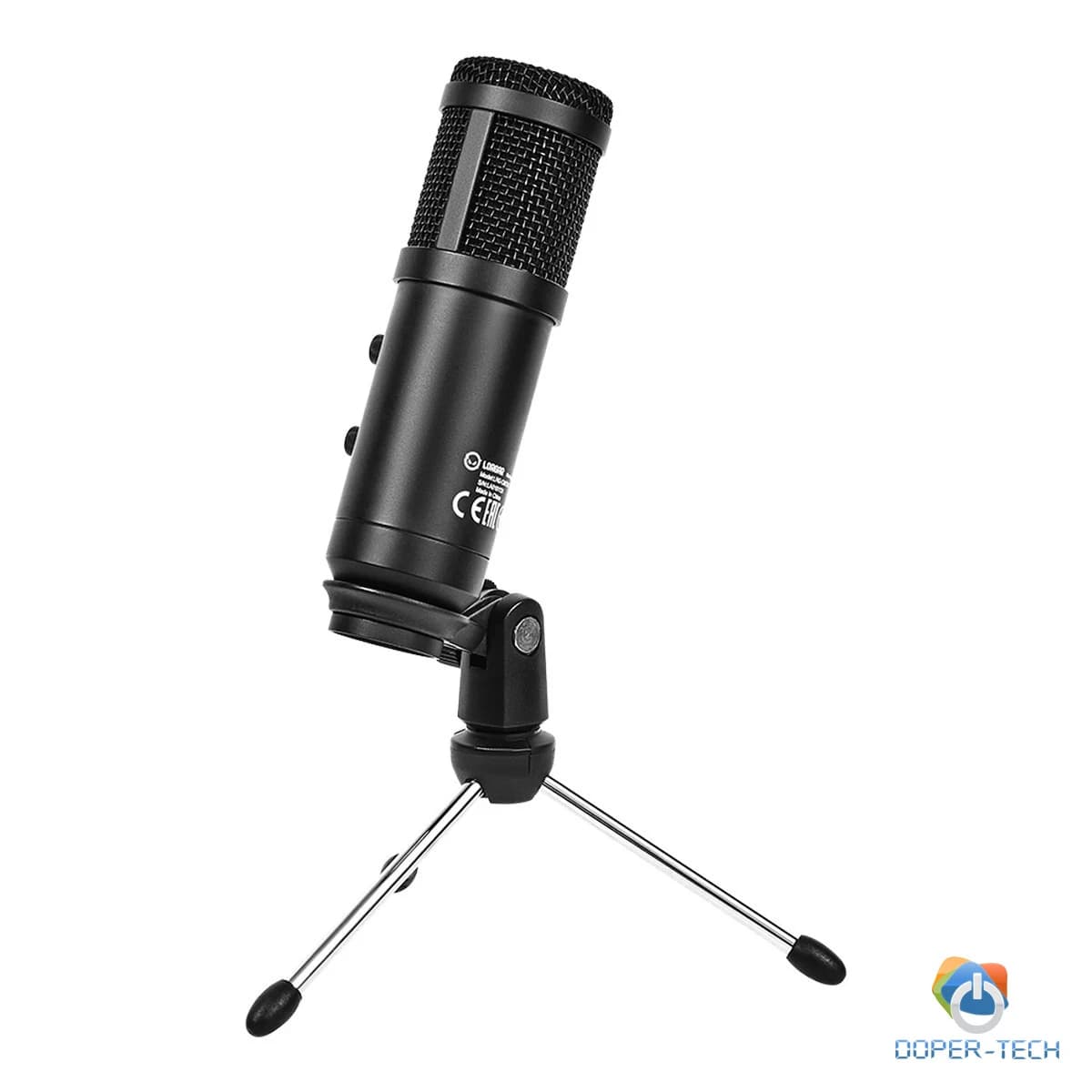 LORGAR Soner 313, Gaming Microphones, Black, USB condenser microphone with Volume Knob & Echo Kob, including 1x Microphone, 1 x 2.5M USB Cable, 1 x Tripod Stand, 1 x User Manual, body size: Φ47.4*158.2*48.1mm, weight: 243.0g